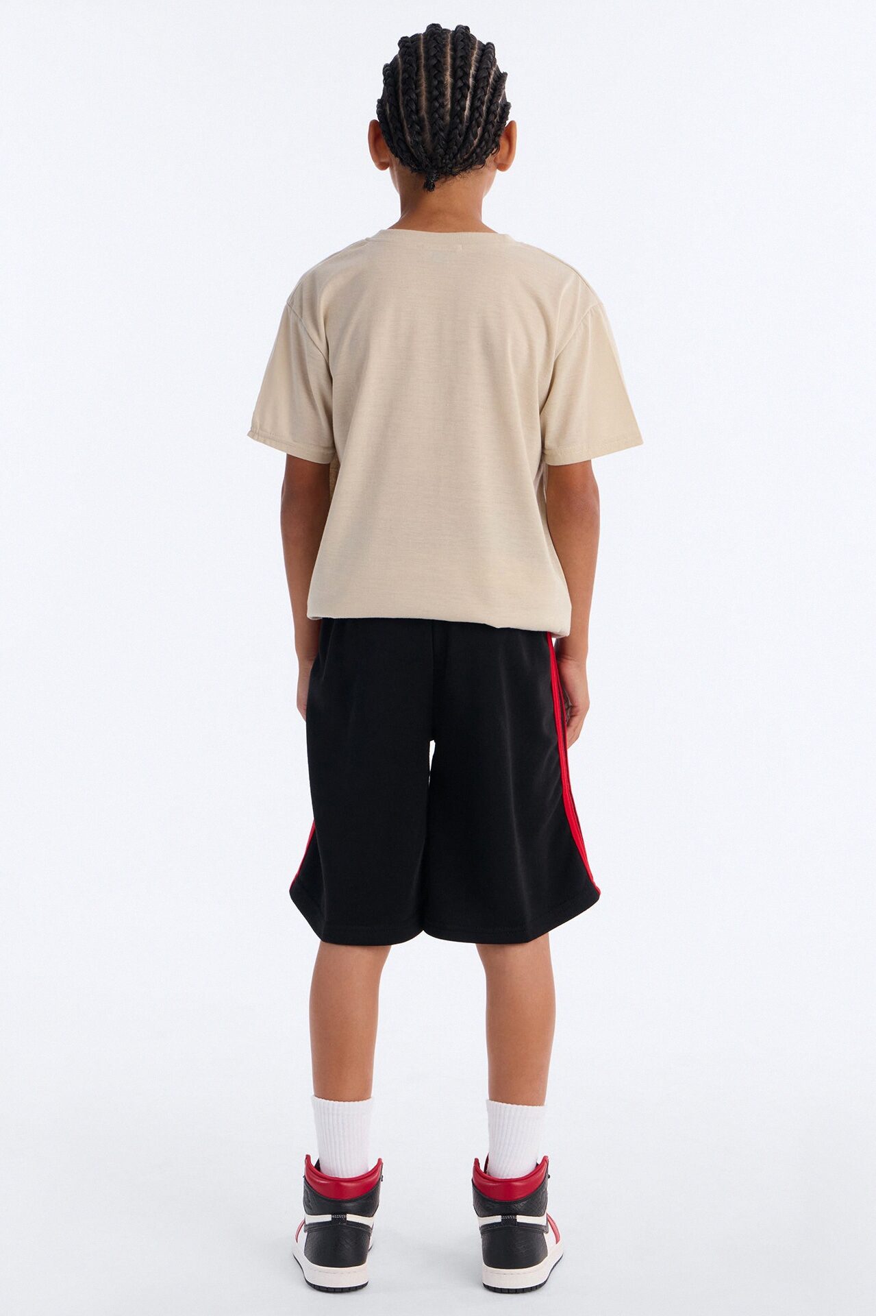 Mini King Of Hearts Short Set - Natural/Combo