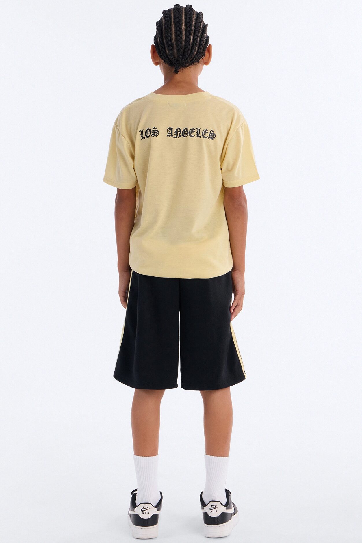 Mini Champs Los Angeles 88 Short Set - Sand/combo