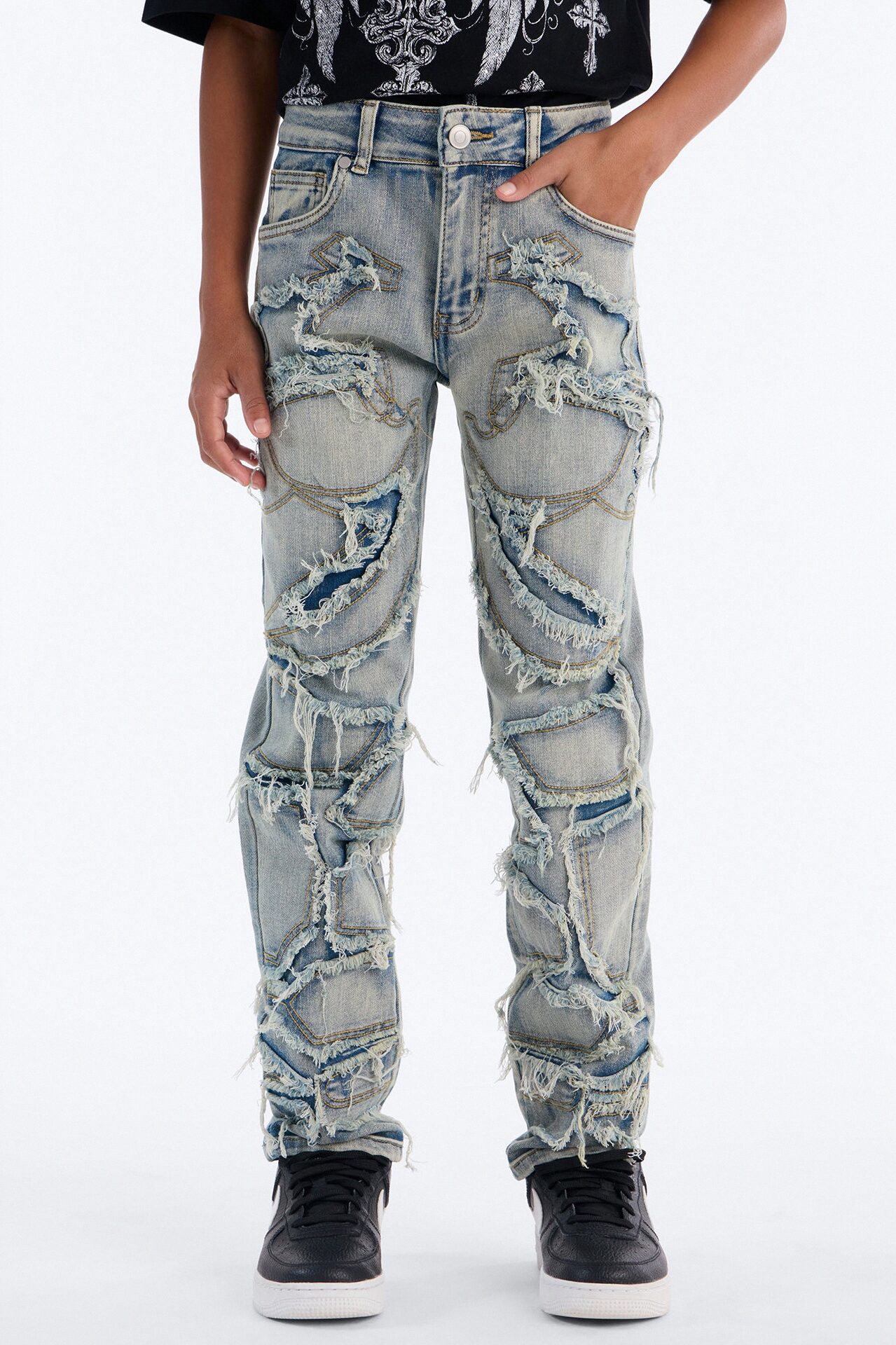 Mini Going My Own Way Skinny Jeans - Vintage Wash