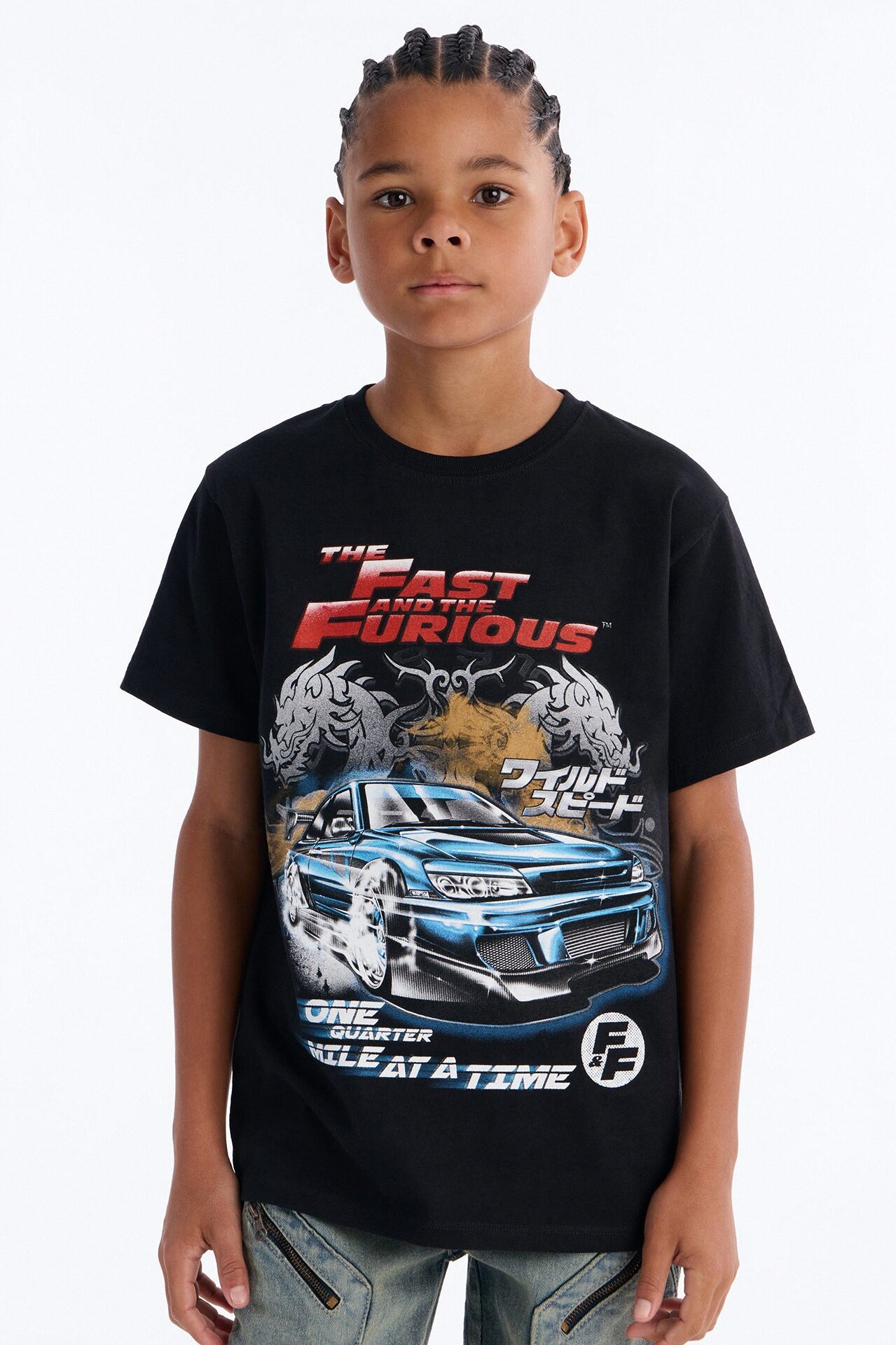 Mini The Fast And Furious One Quarter Mile Short Sleeve Tee - Black