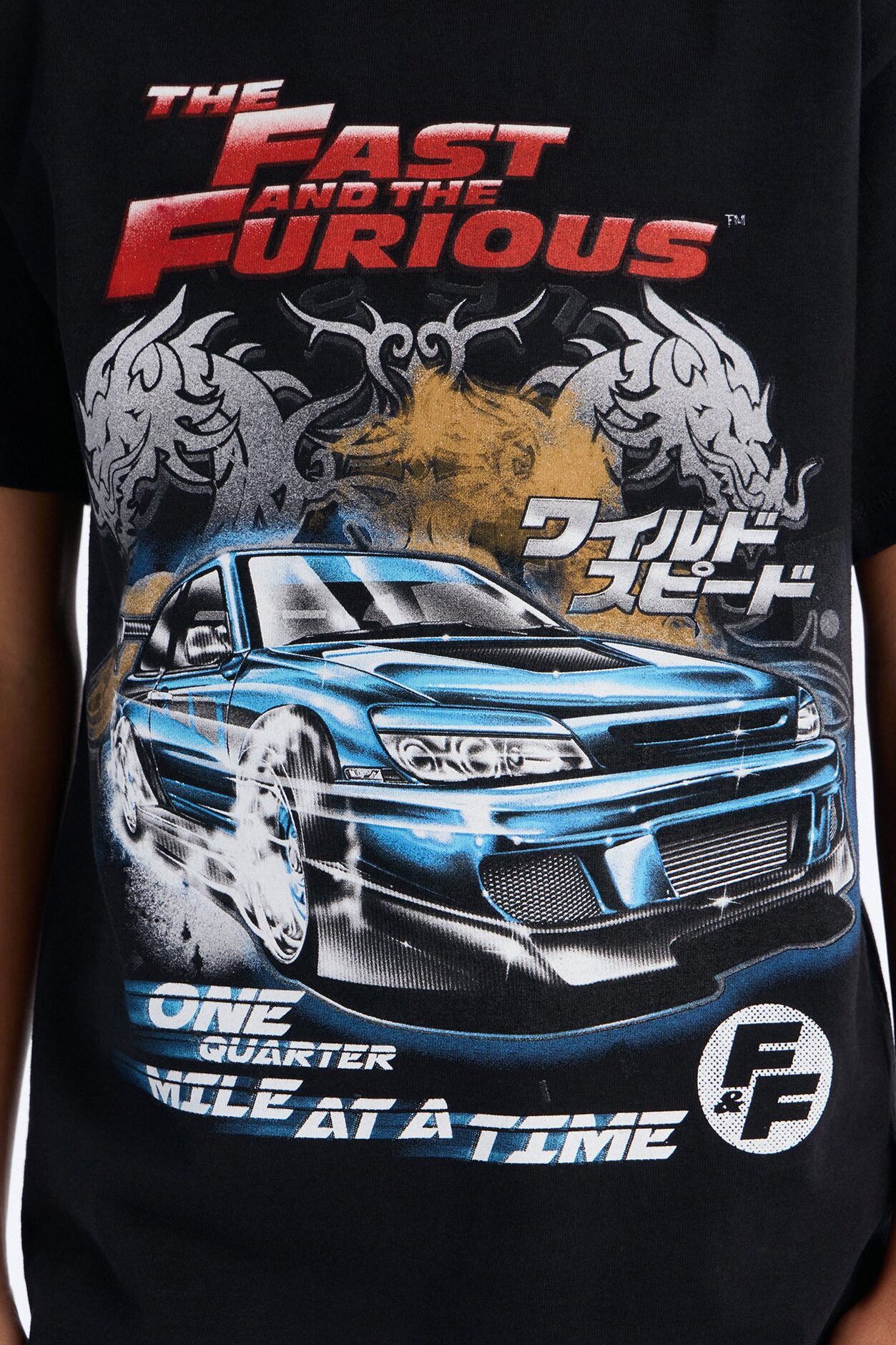 Mini The Fast And Furious One Quarter Mile Short Sleeve Tee - Black