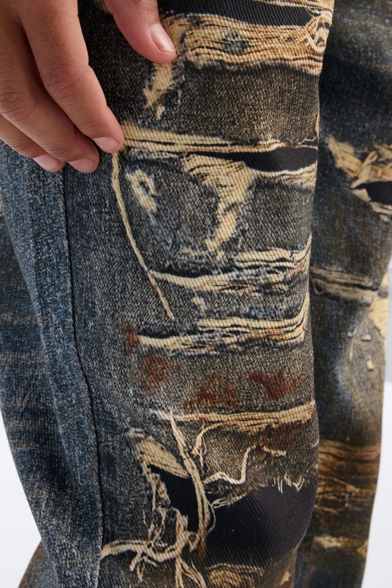 Mini I Got It Printed Jeans - Vintage Wash
