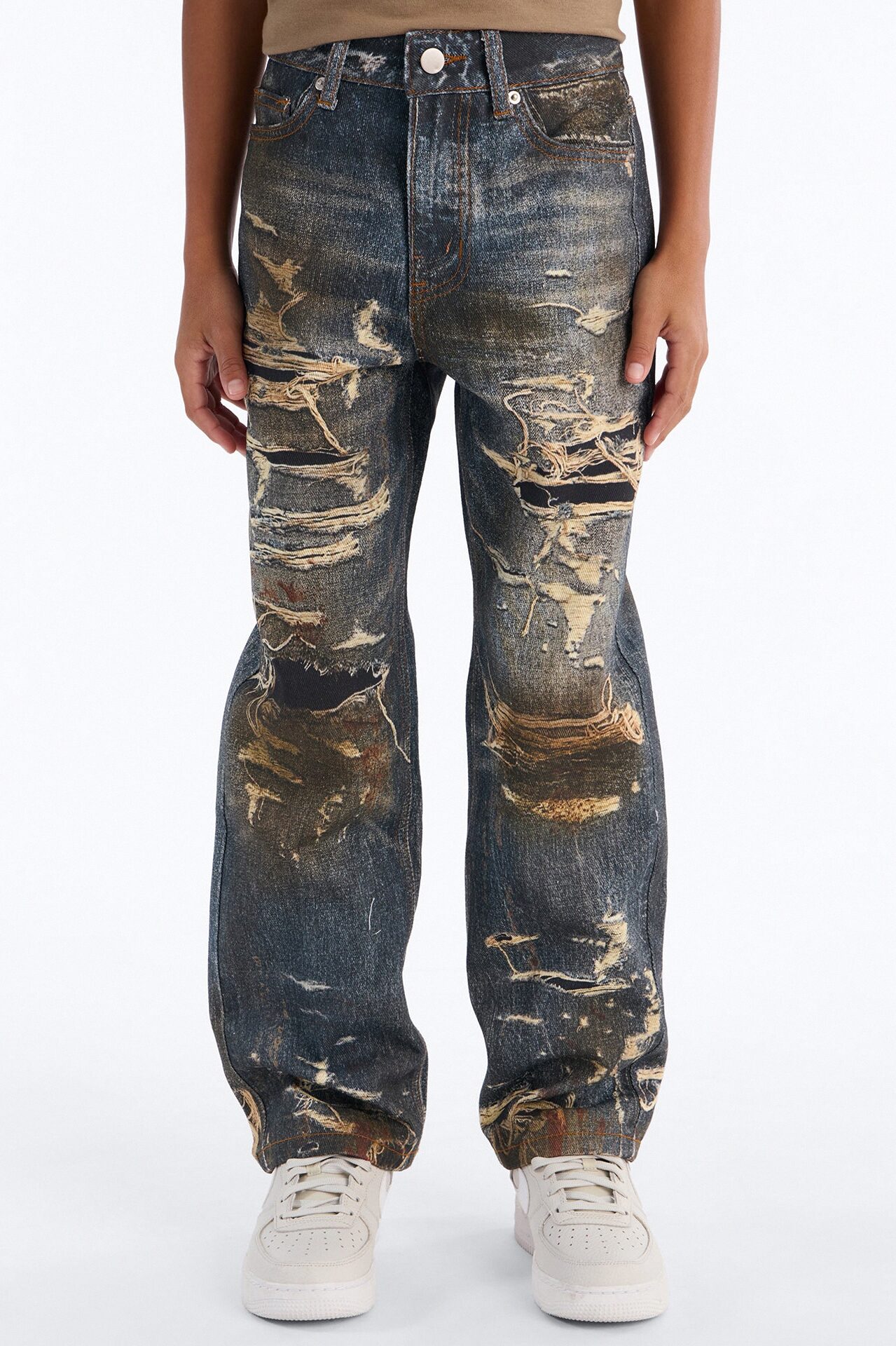 Mini I Got It Printed Jeans - Vintage Wash