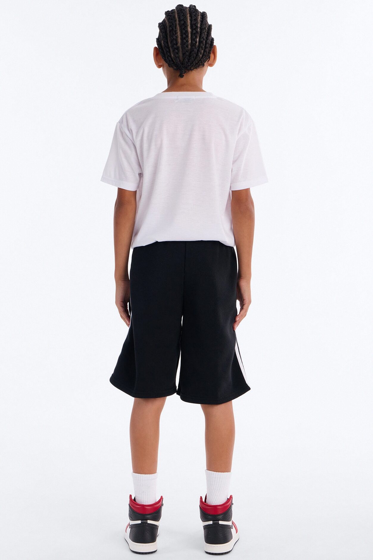 Mini Gotta Believe In Yourself Short Set - White/Black