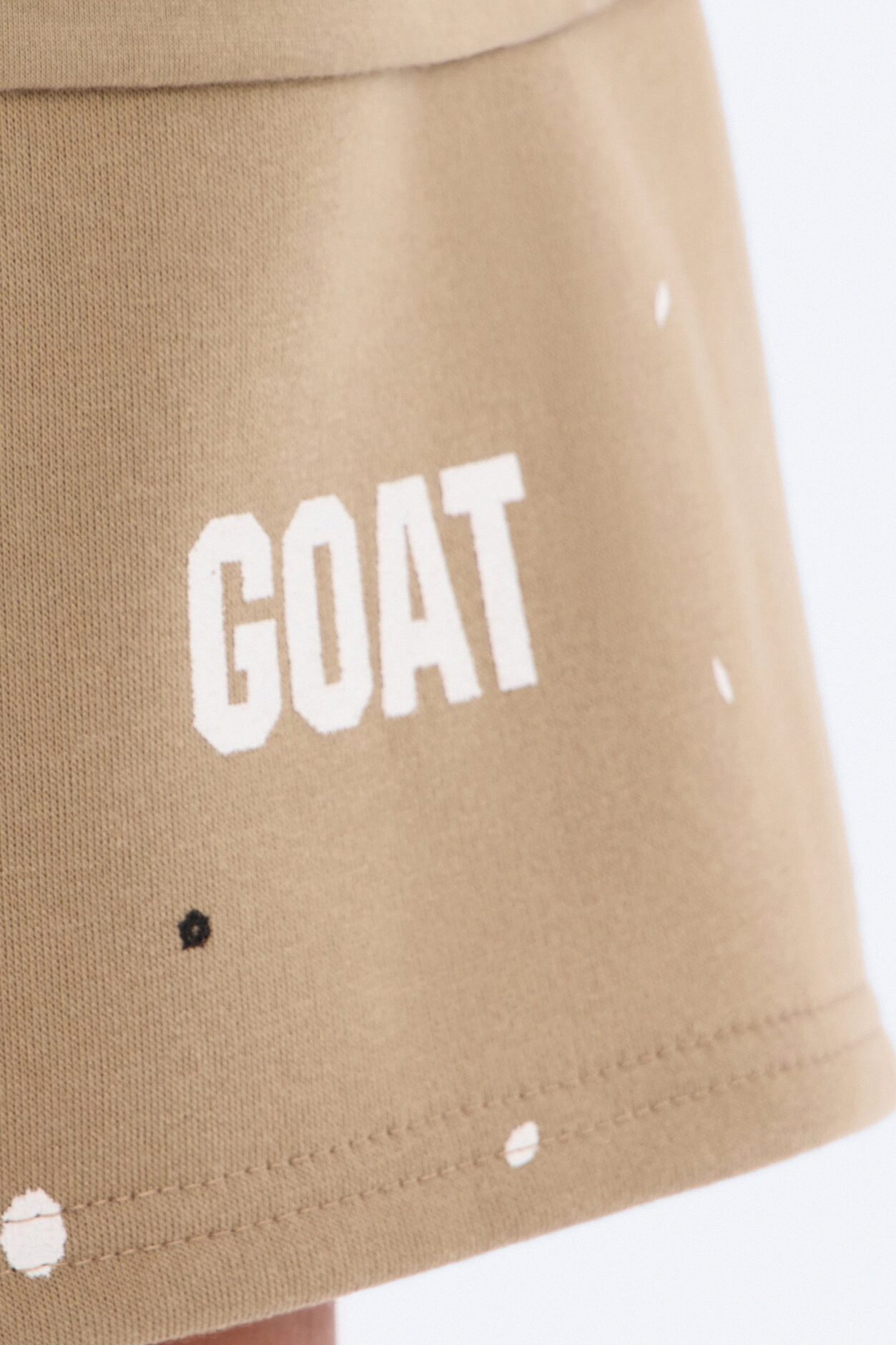 Mini GOAT Speckled Short Set - Stone