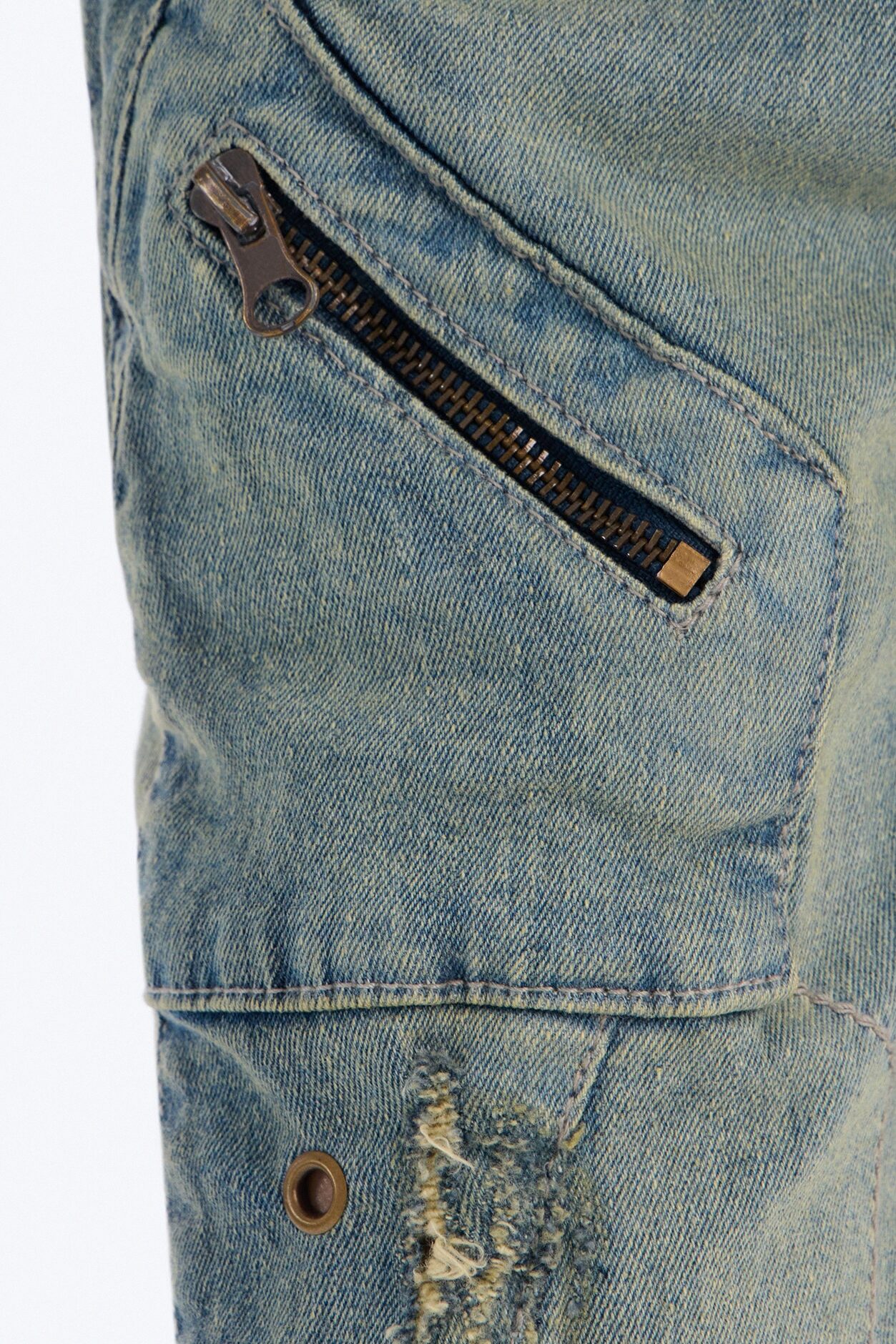 Mini Just Let Me Know Jeans - Stone Blue Wash