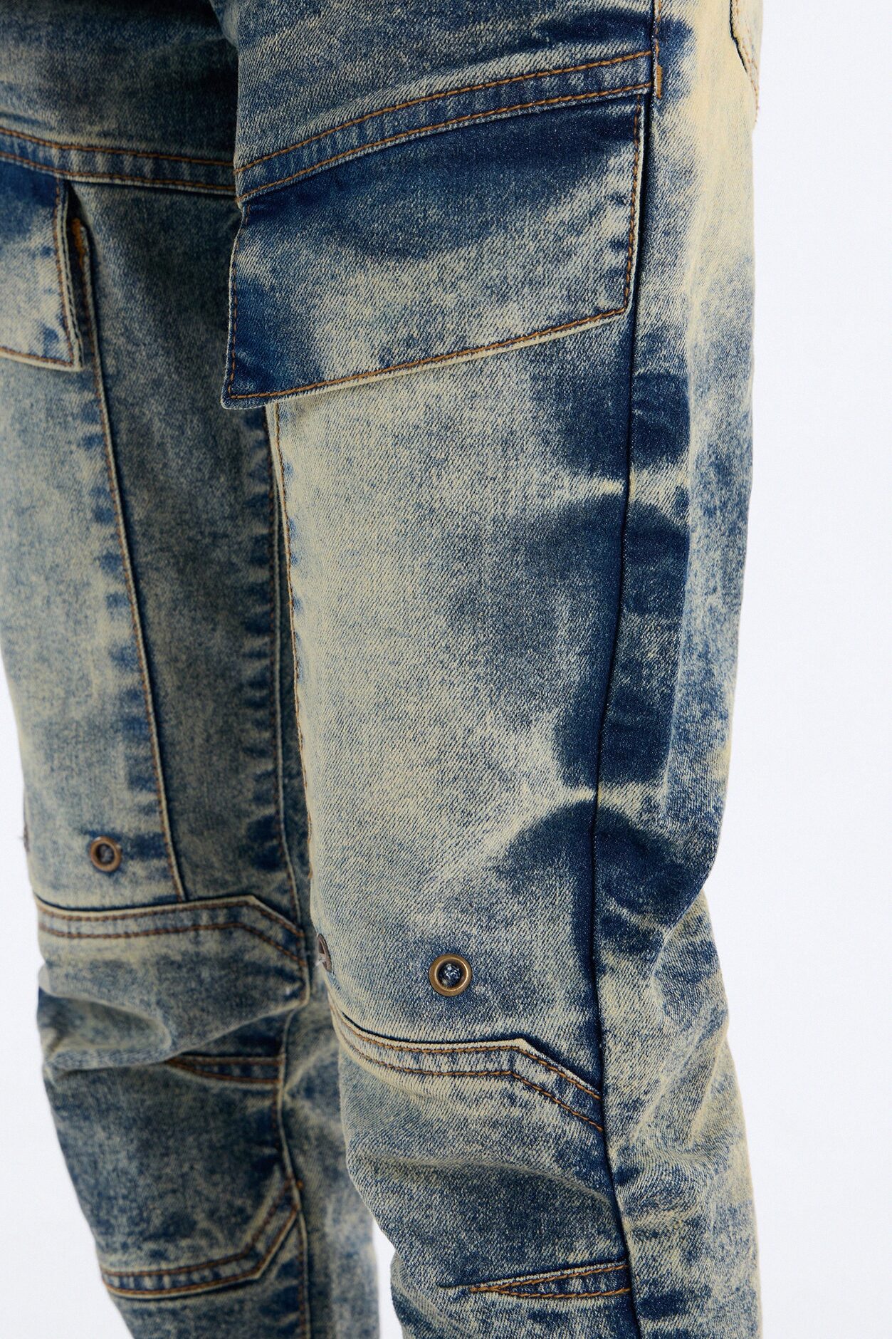 Mini Just Let Me Know Jeans - Stone Blue Wash