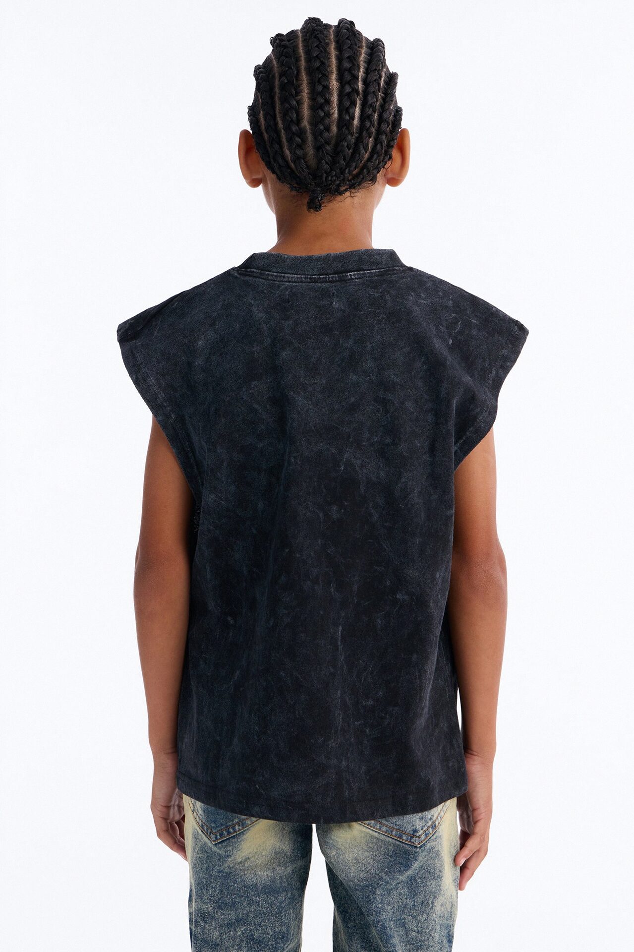 Mini Bridges Burn Muscle Tee - Black