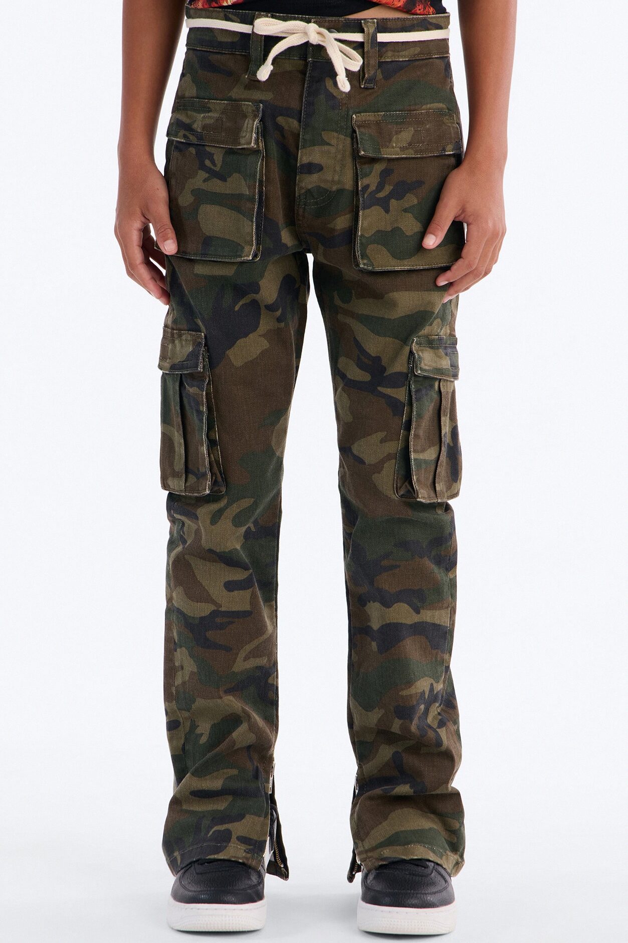 Mini Hunter Slim Cargo Pants - Camouflage