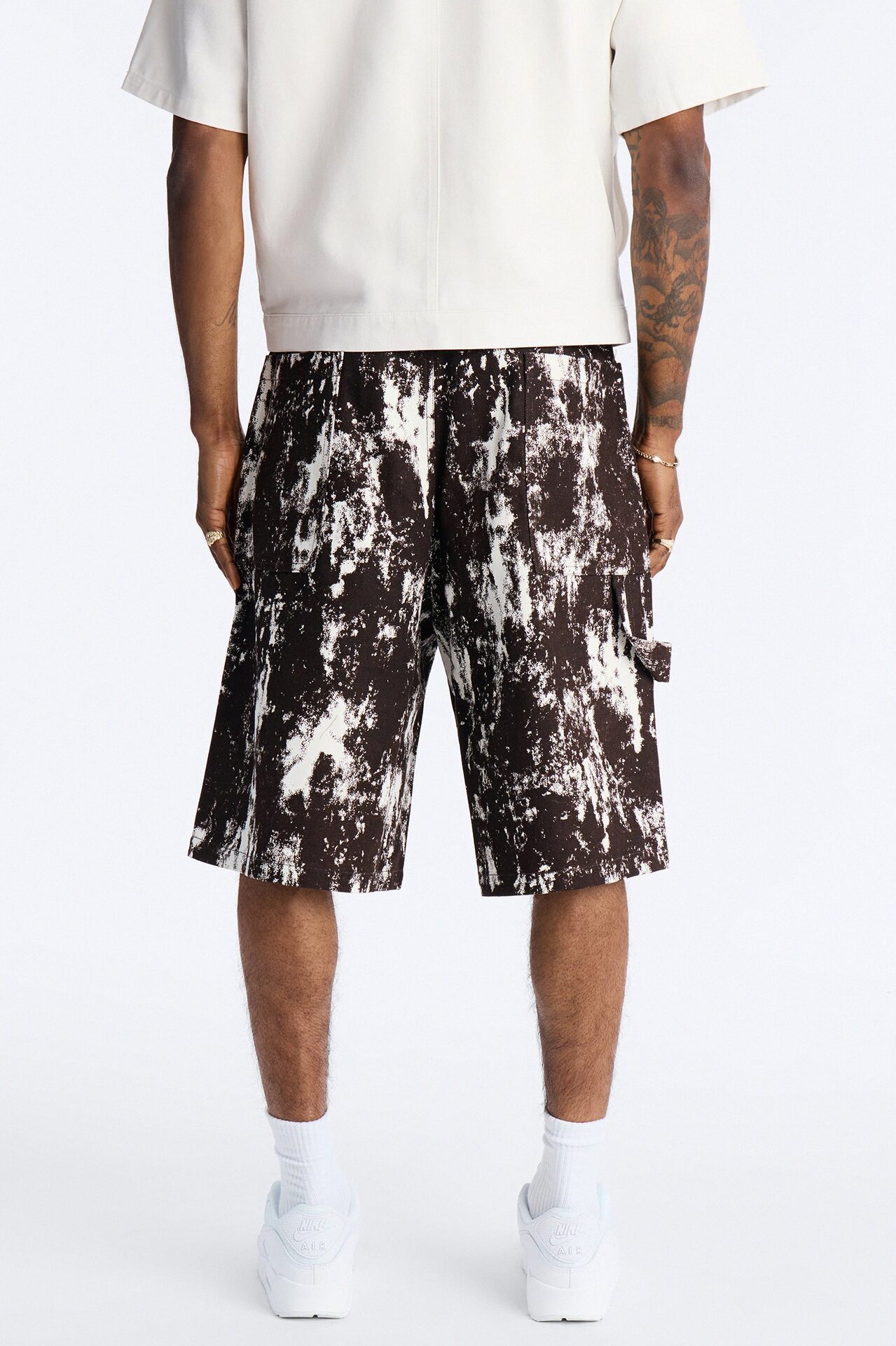 Mixed Clarity Printed Short - Brown Combo
