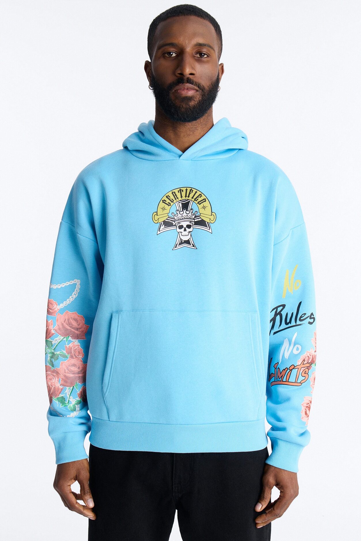 No Rules No Limits Hoodie - Blue