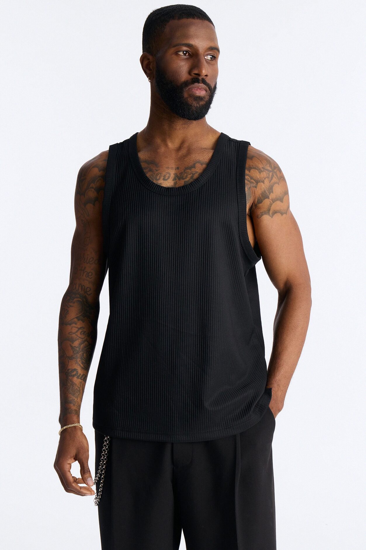 Show Up Tank Top - Black