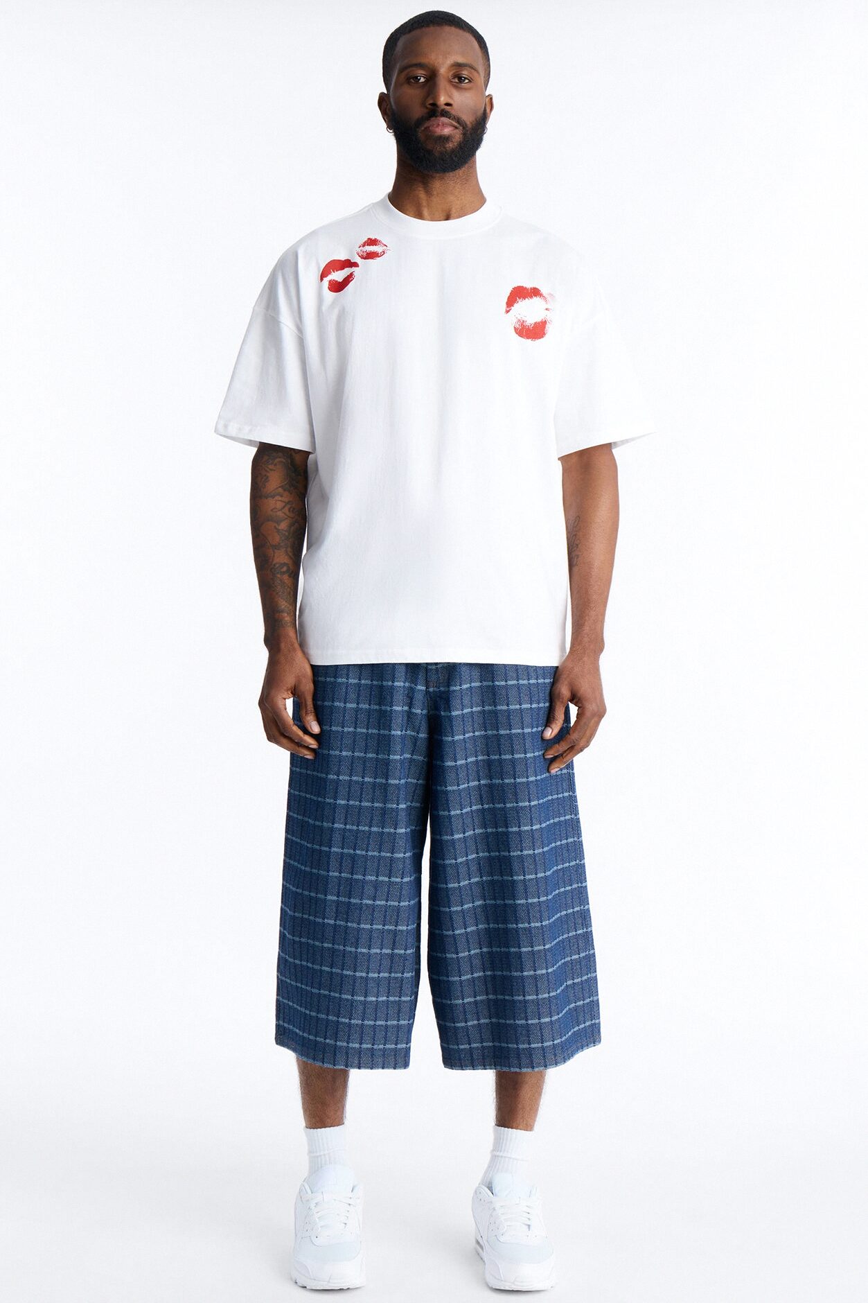 Lucky Night Boxy Short Sleeve Tee - White