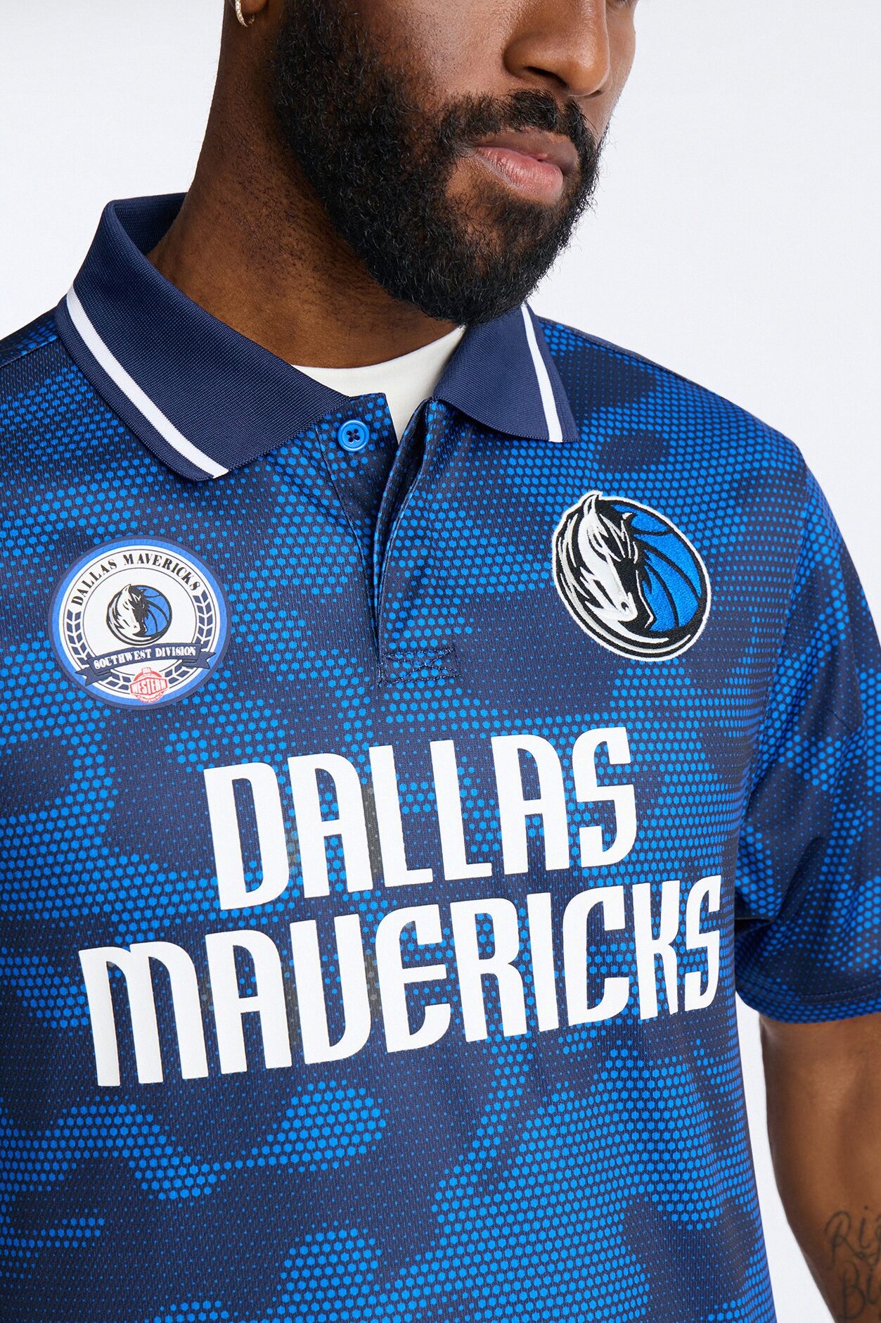 Mavs Digi Camo Soccer Top - Blue