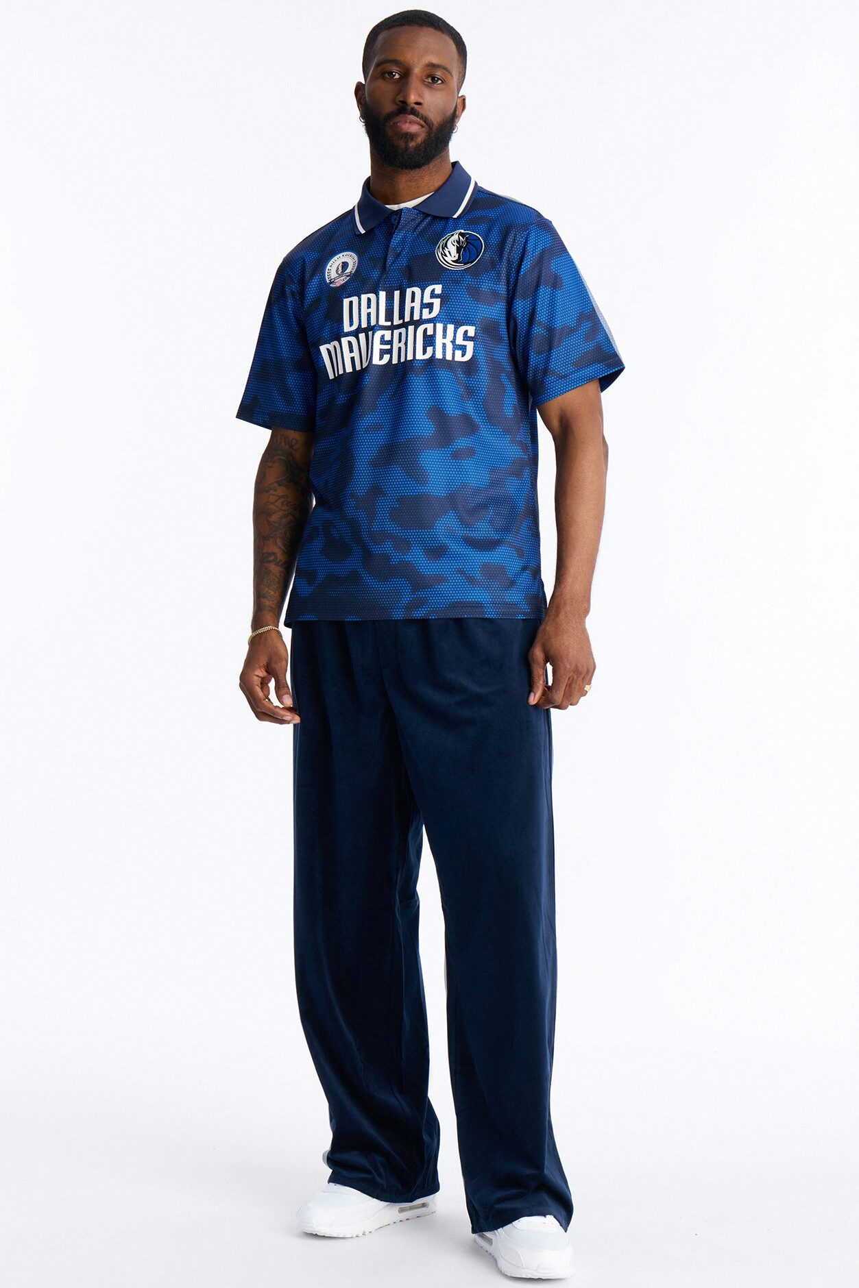 Mavs Digi Camo Soccer Top - Blue