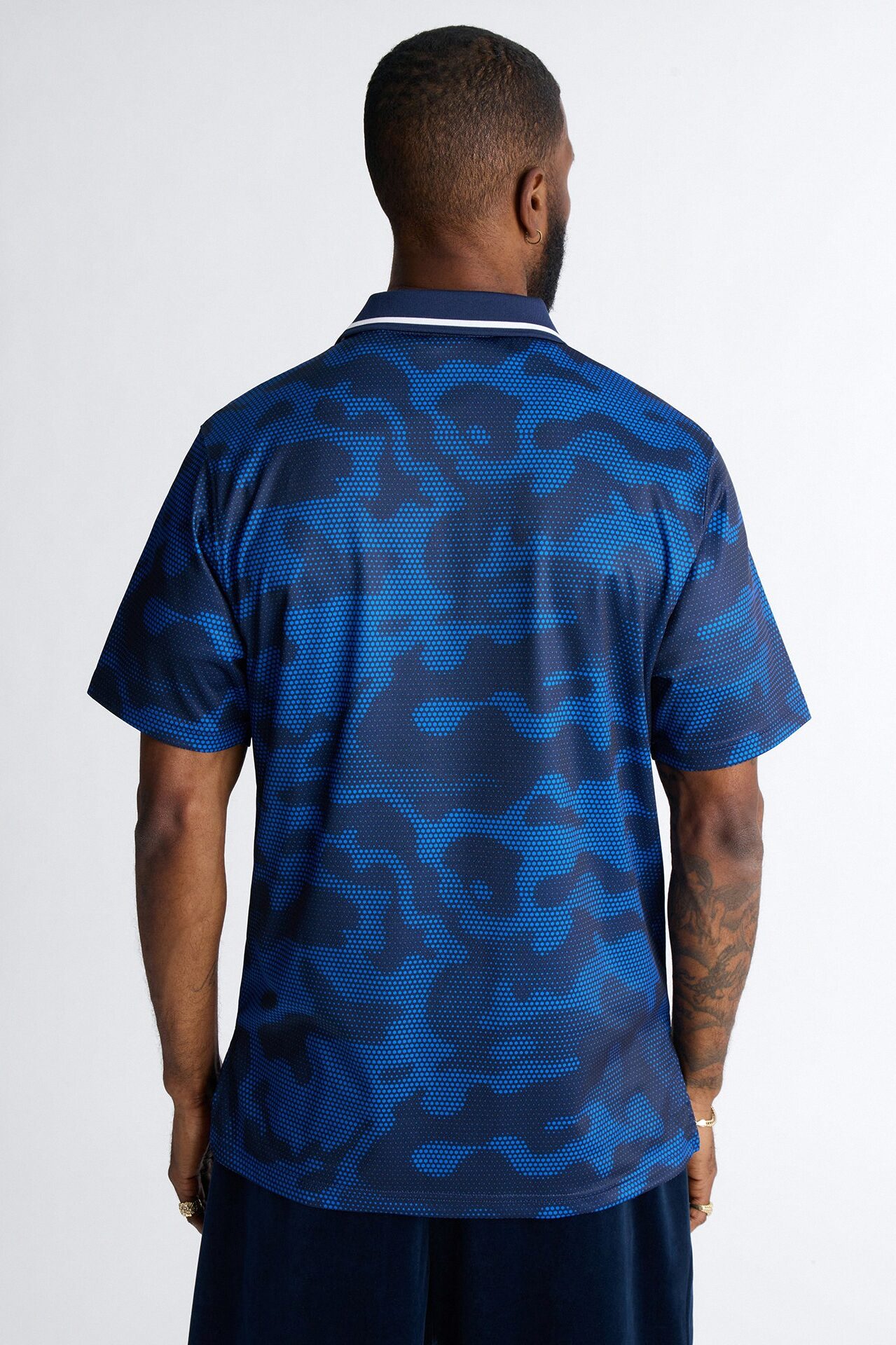 Mavs Digi Camo Soccer Top - Blue