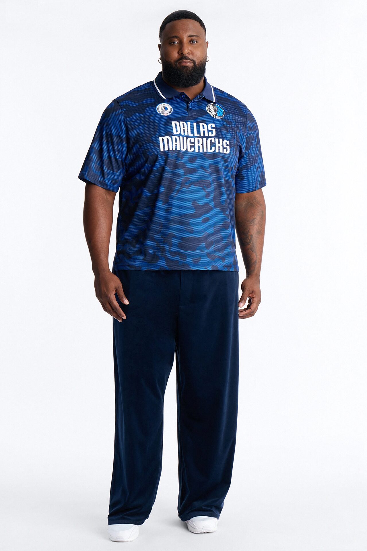 Mavs Digi Camo Soccer Top - Blue
