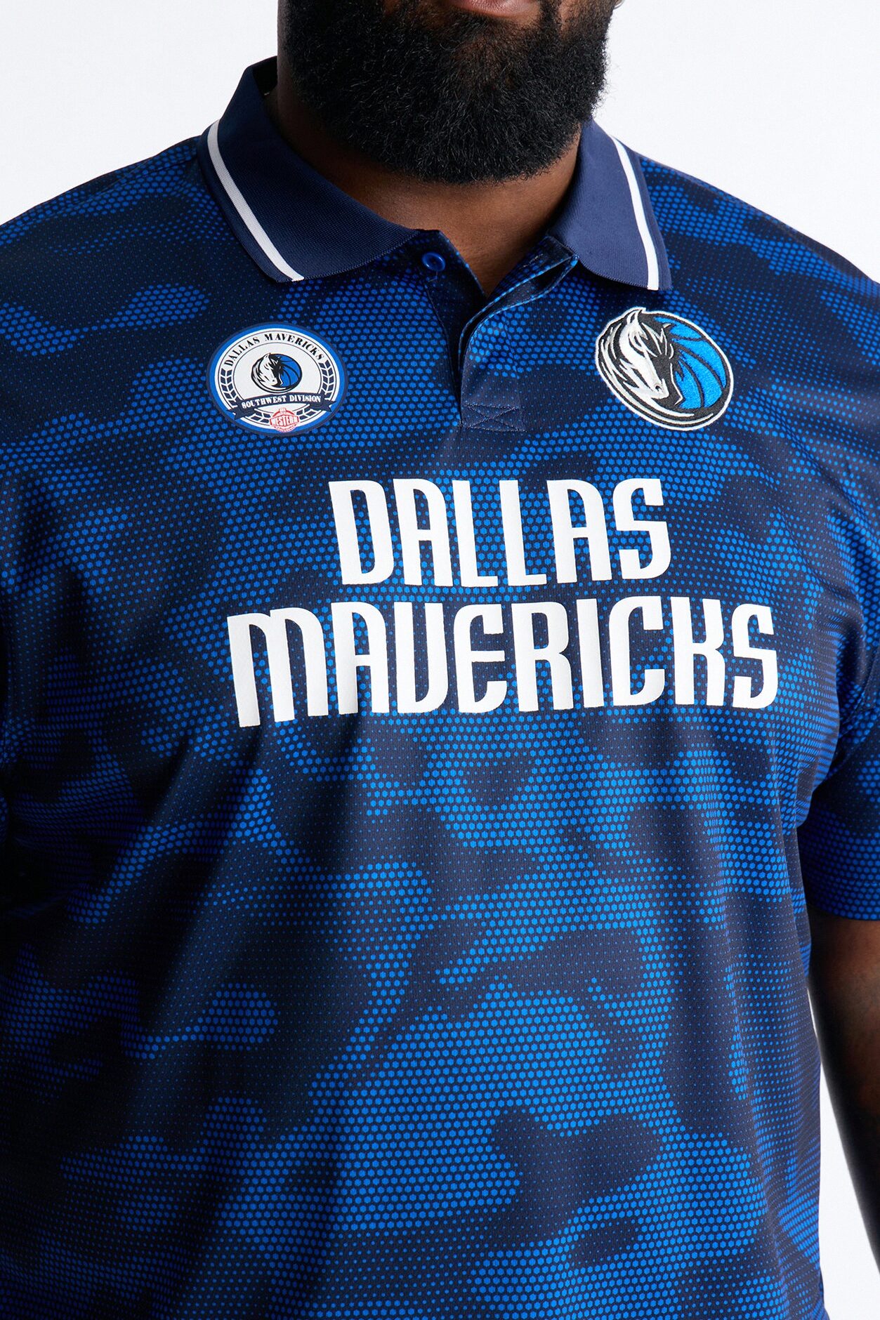 Mavs Digi Camo Soccer Top - Blue