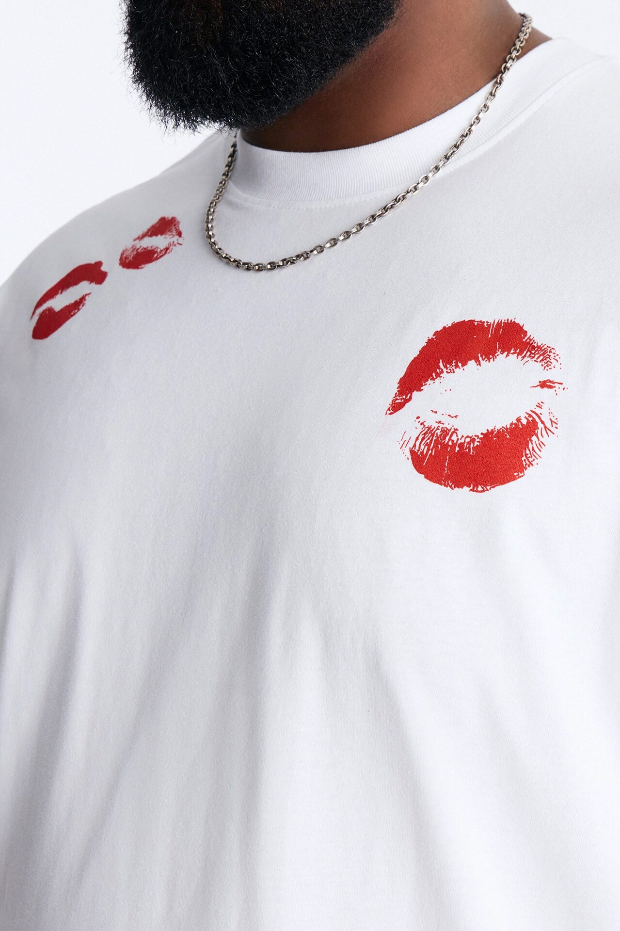 Lucky Night Boxy Short Sleeve Tee - White