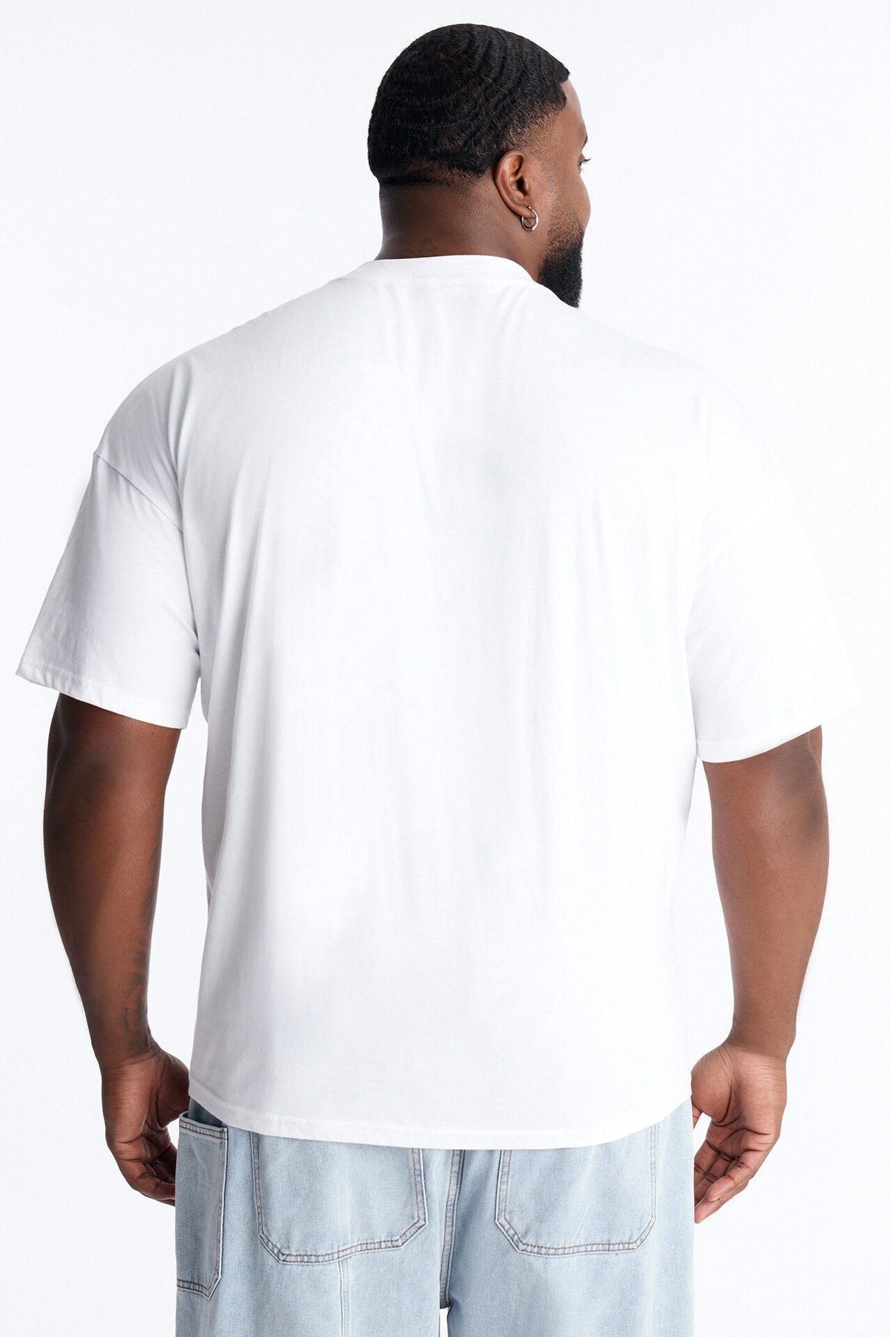 Lucky Night Boxy Short Sleeve Tee - White