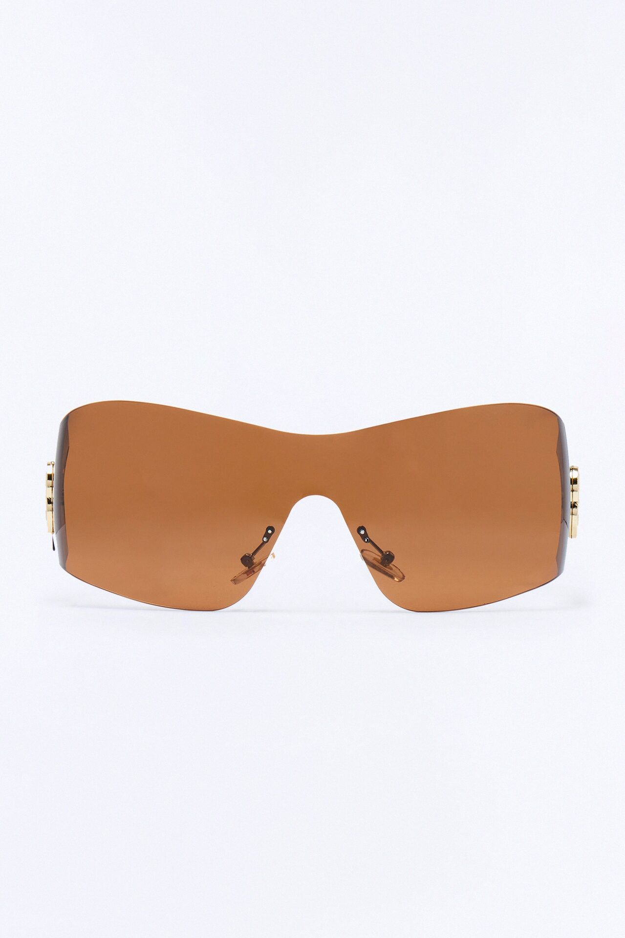 Hot Shot Shield Sunglasses - Brown
