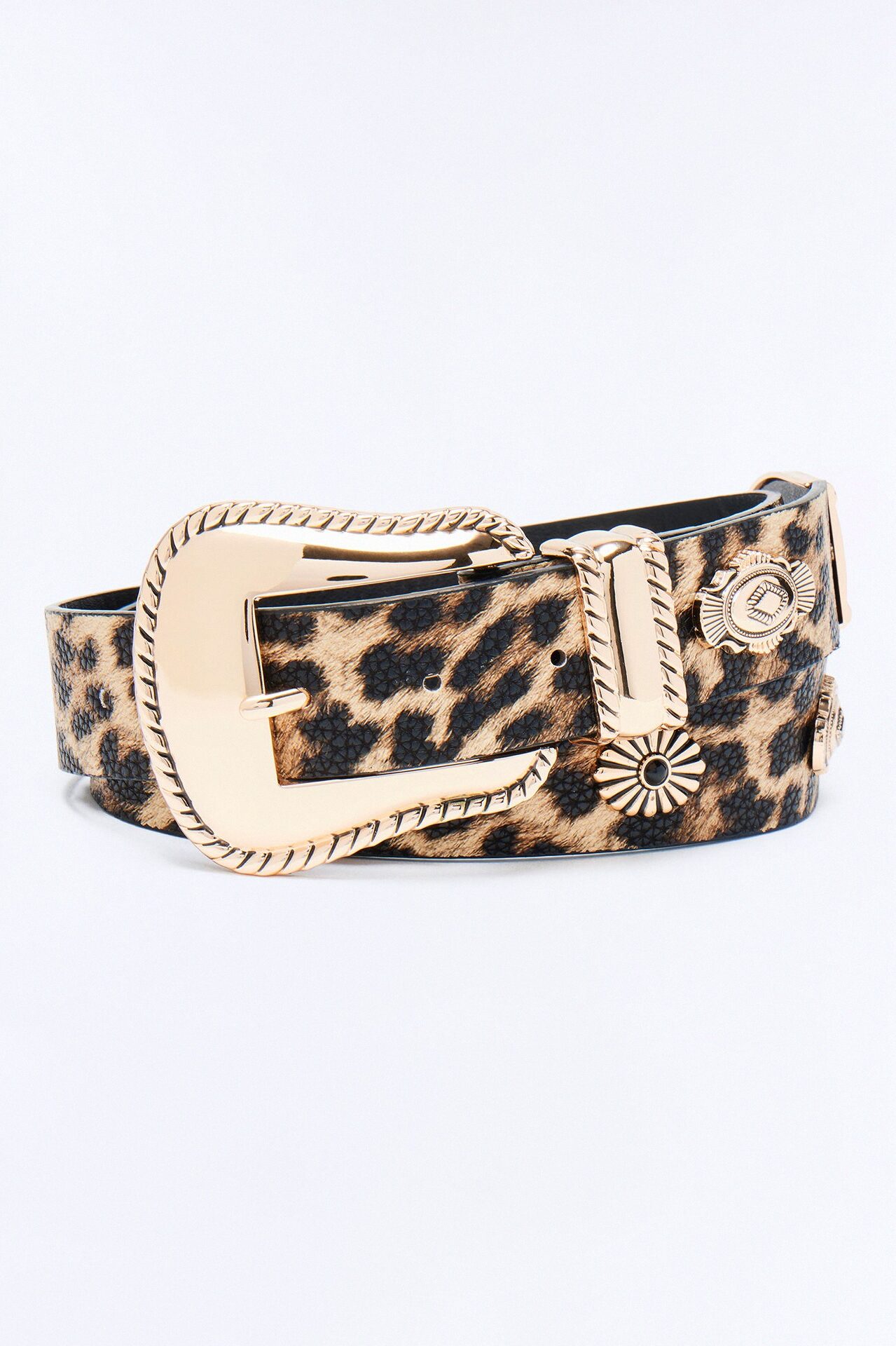 Catch This Leopard Hardware Belt - Leopard