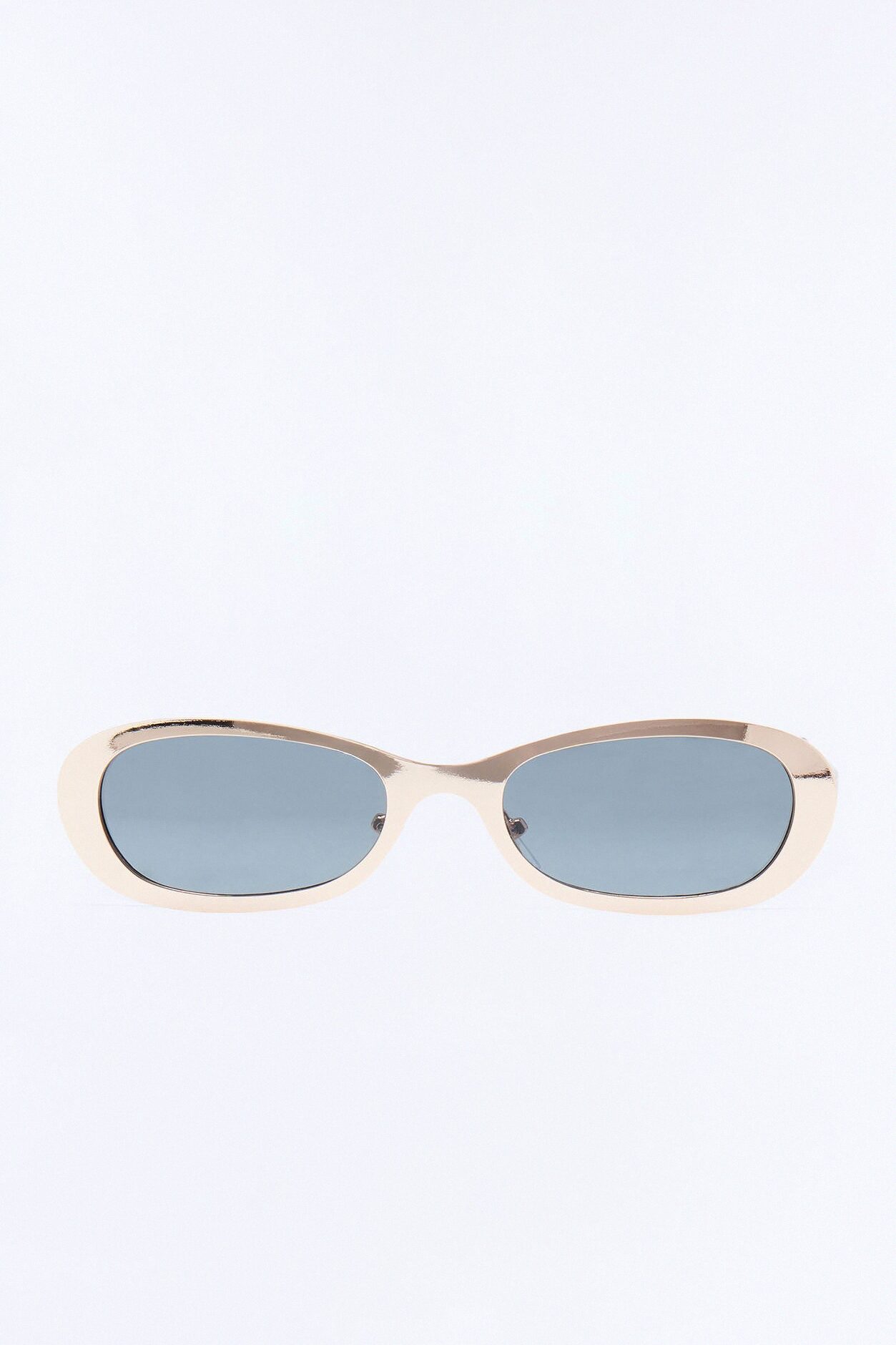 Metal Chic Square Sunglasses - Gold