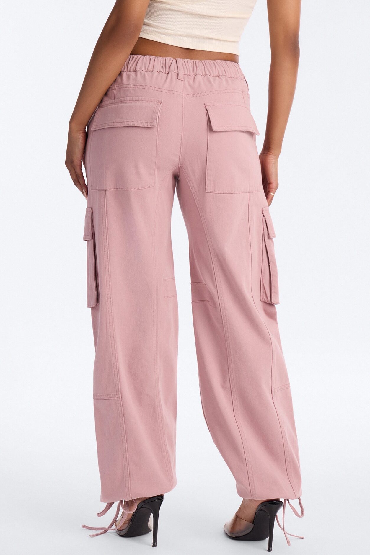 Portland Washed Cargo Pant - Blush