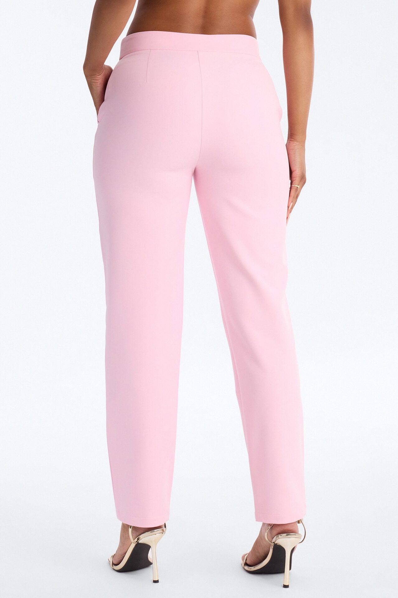 Mielle Skinny Trouser Pant - Light Pink