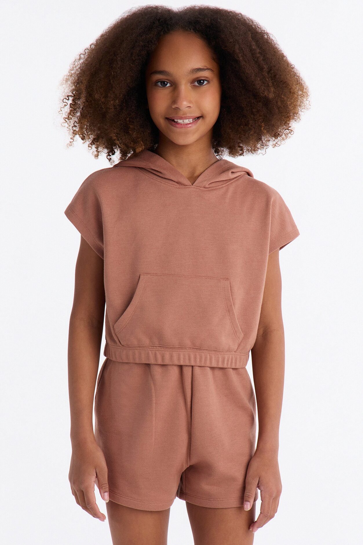 Mini Chill With You Short Set - Taupe
