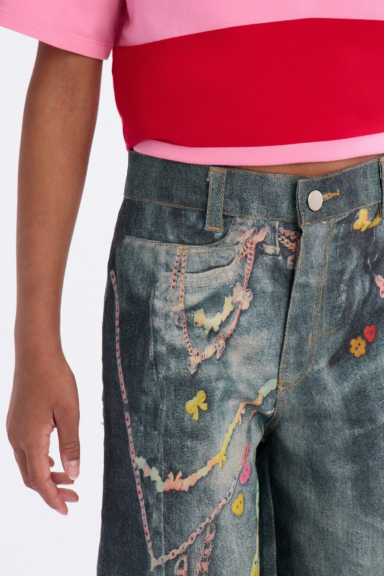 Mini Something New Jorts - Dark Wash
