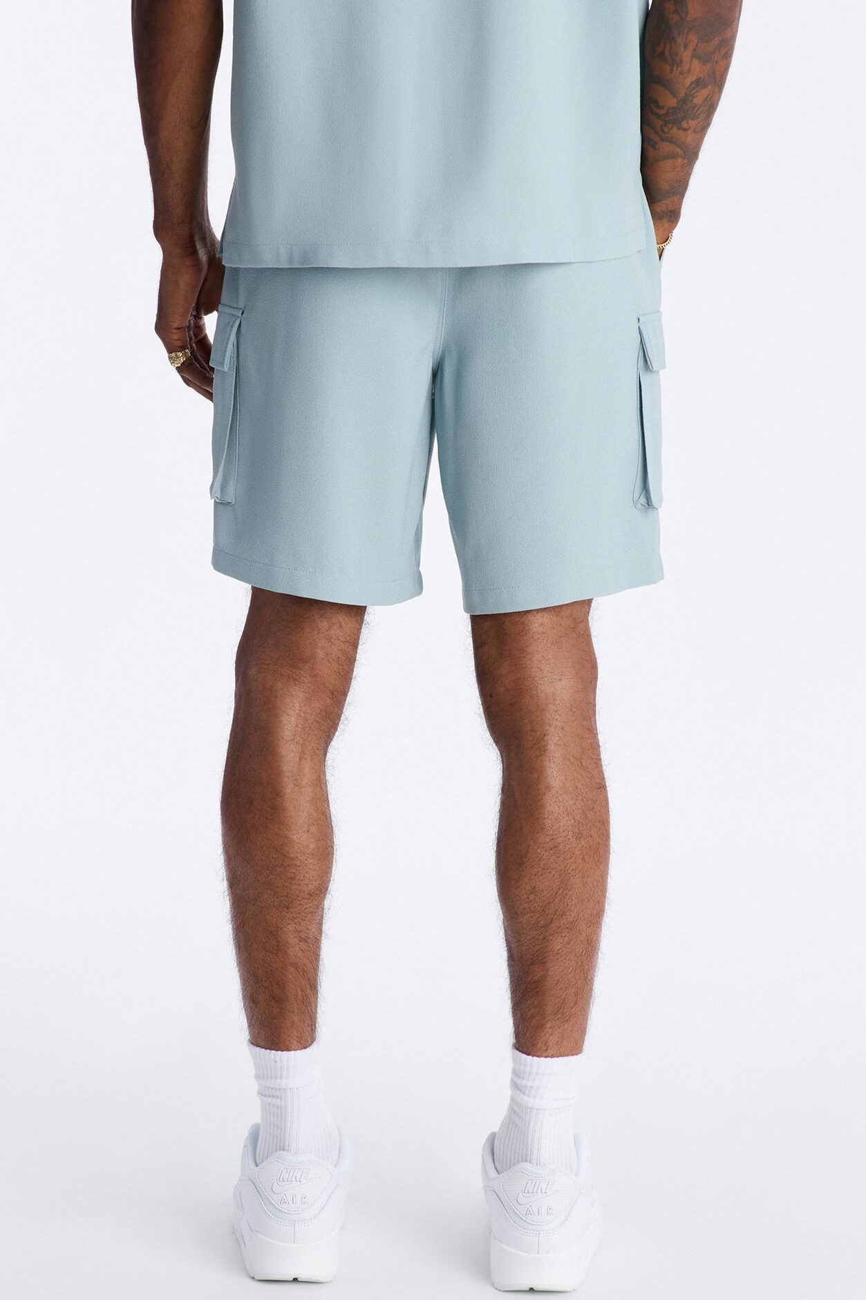 Golden Hour Relaxed Cargo Short - Slate Grey
