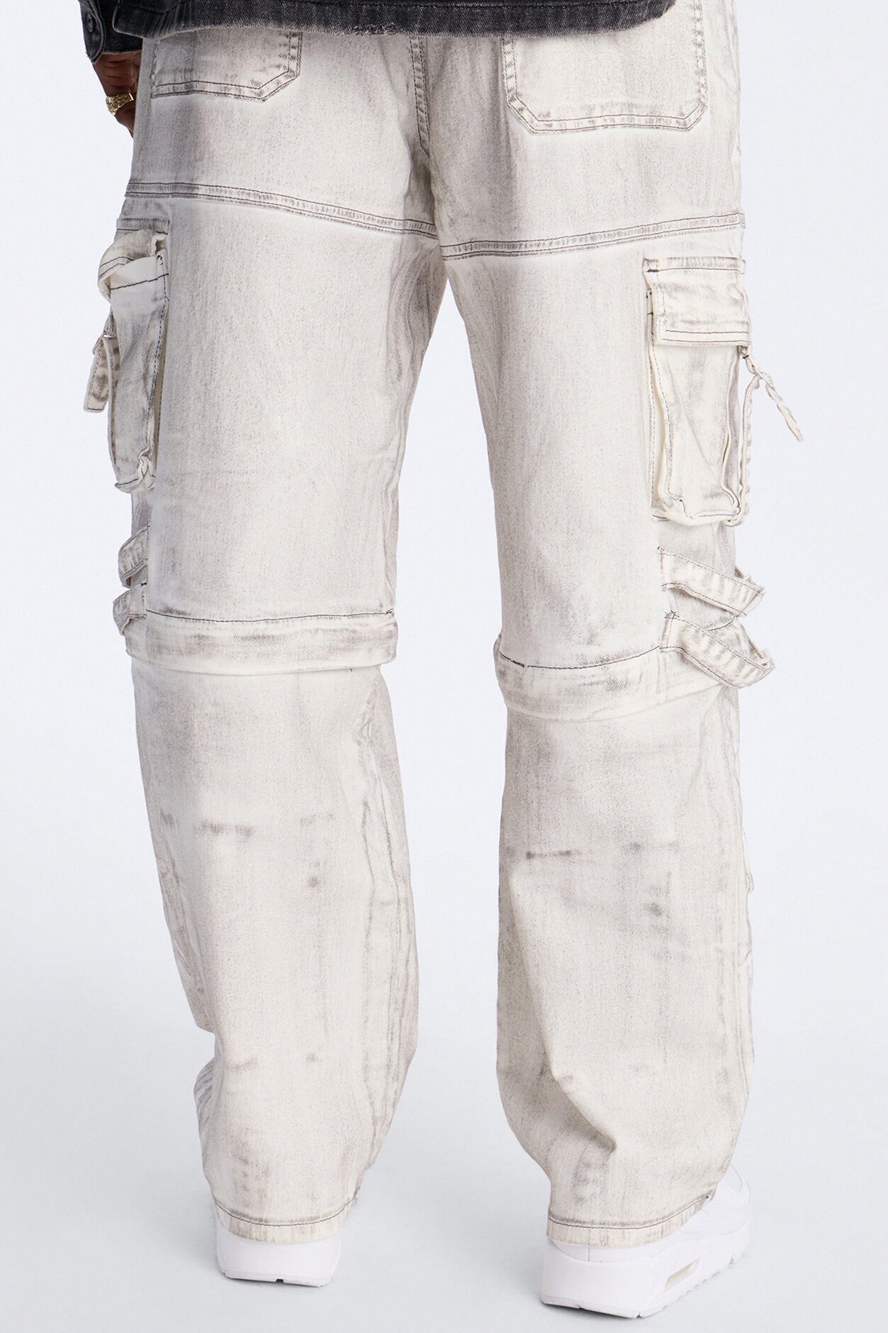 Morph City Switch Cargo Jean - Light Grey