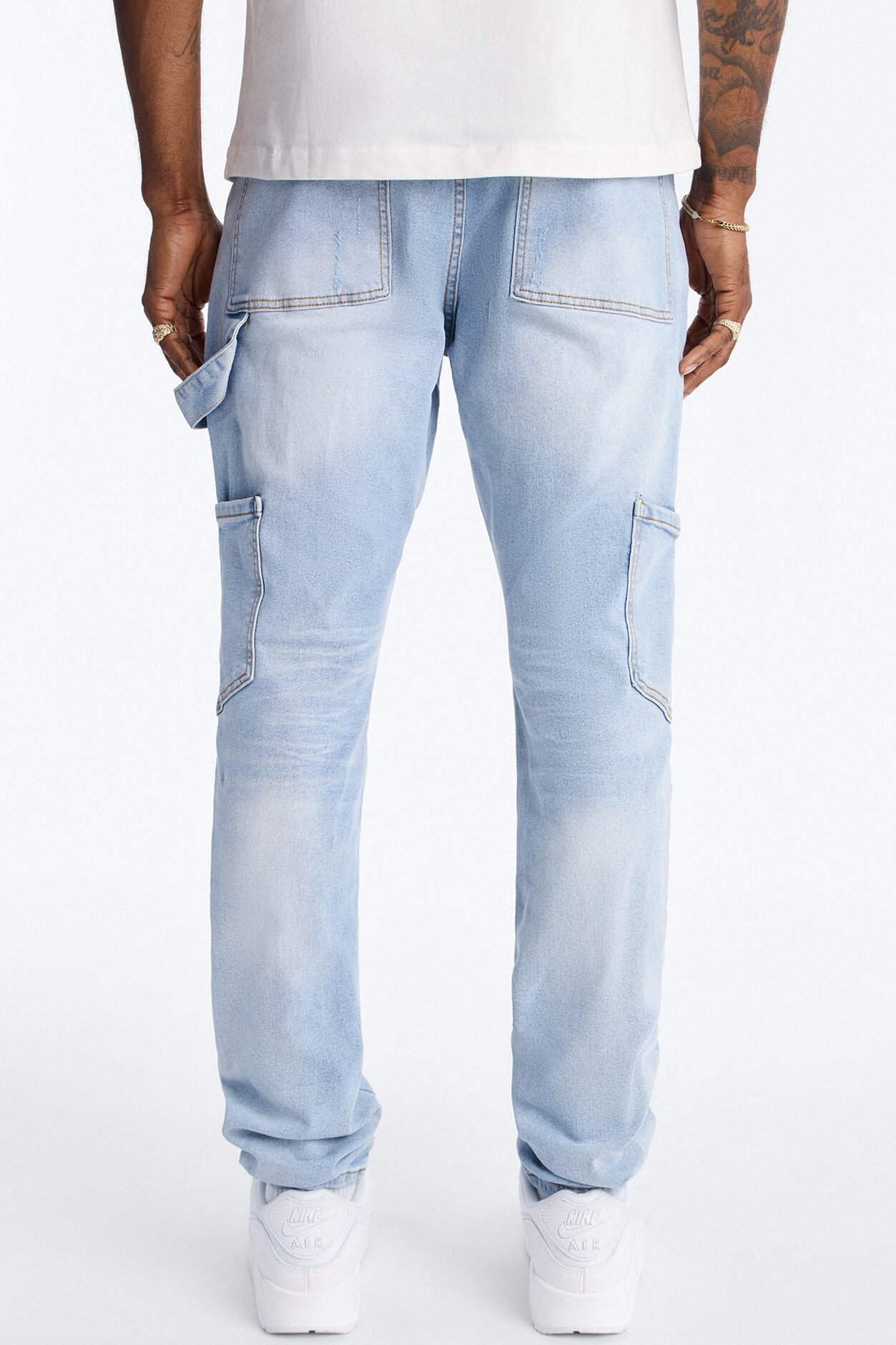 Studio Carpenter Stacked Skinny Jean - Light Wash