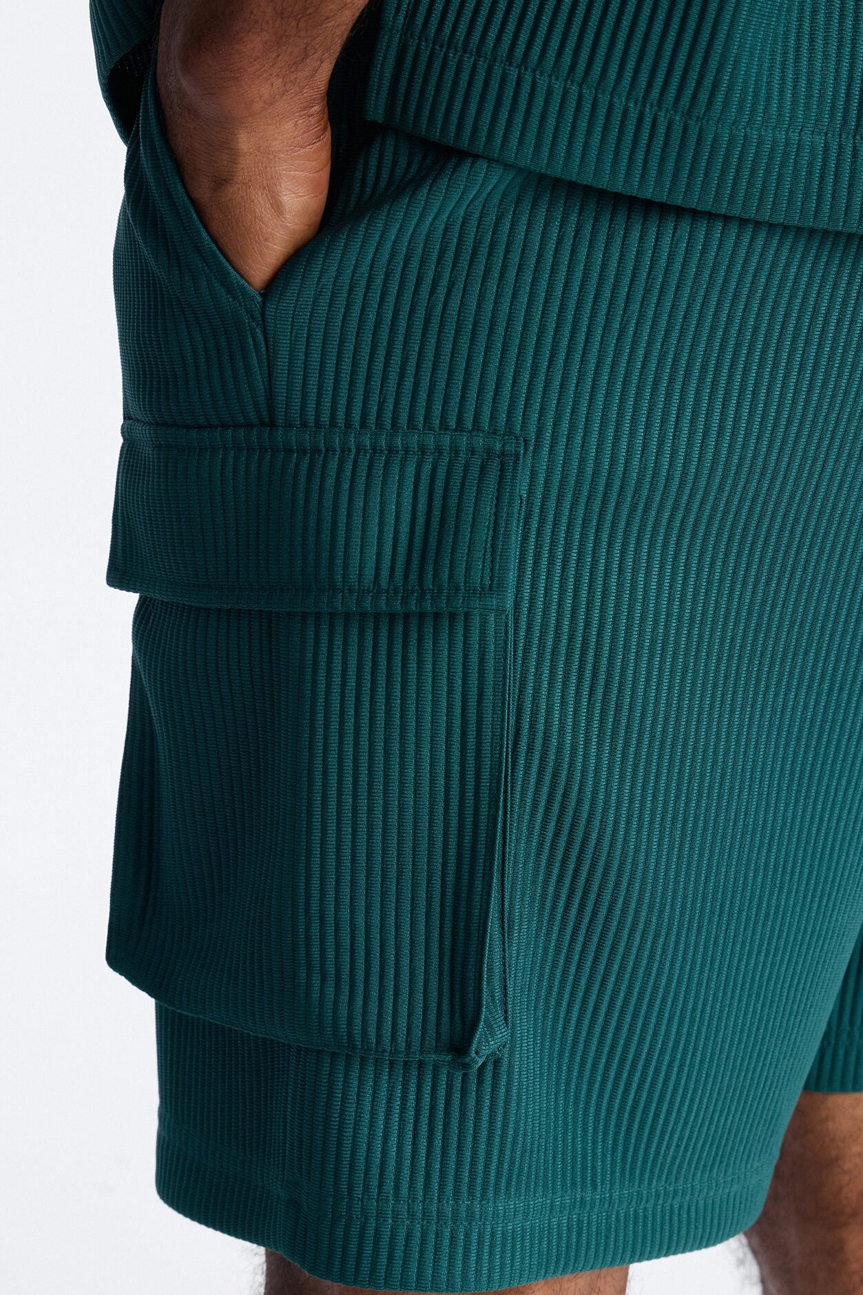 Show Up Relaxed Cargo Short - Teal