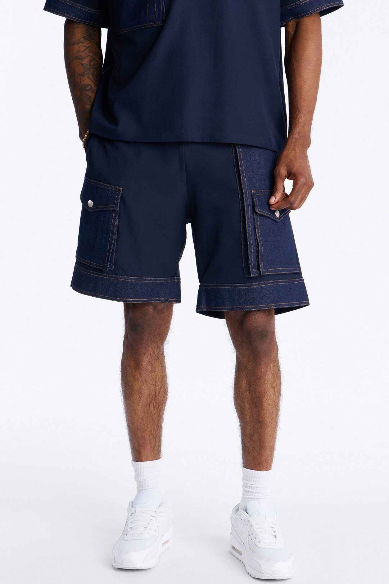Relaxed Blueprint Cargo Short - Indigo