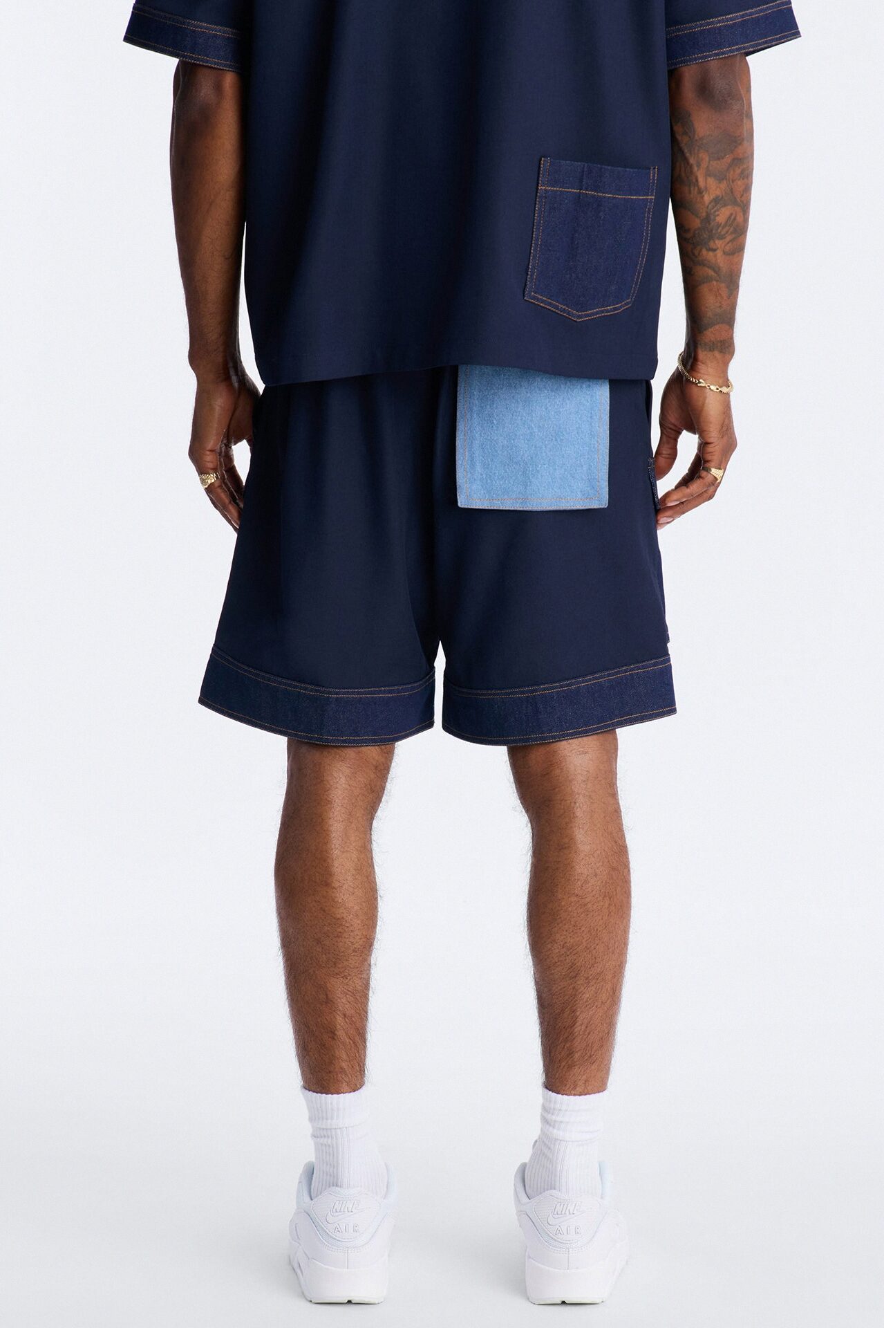 Relaxed Blueprint Cargo Short - Indigo