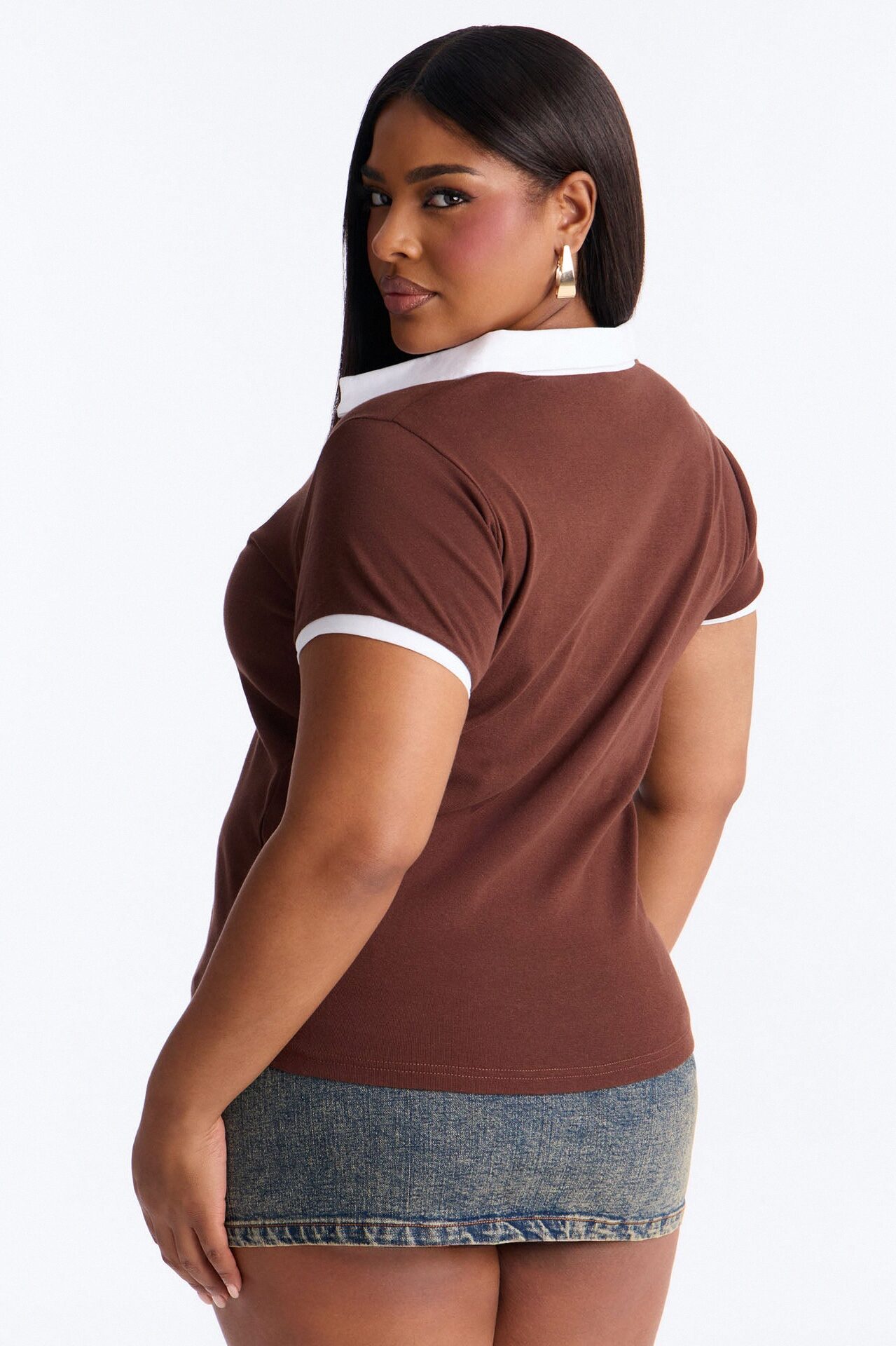 NYC Soccer Fitted Polo - Brown