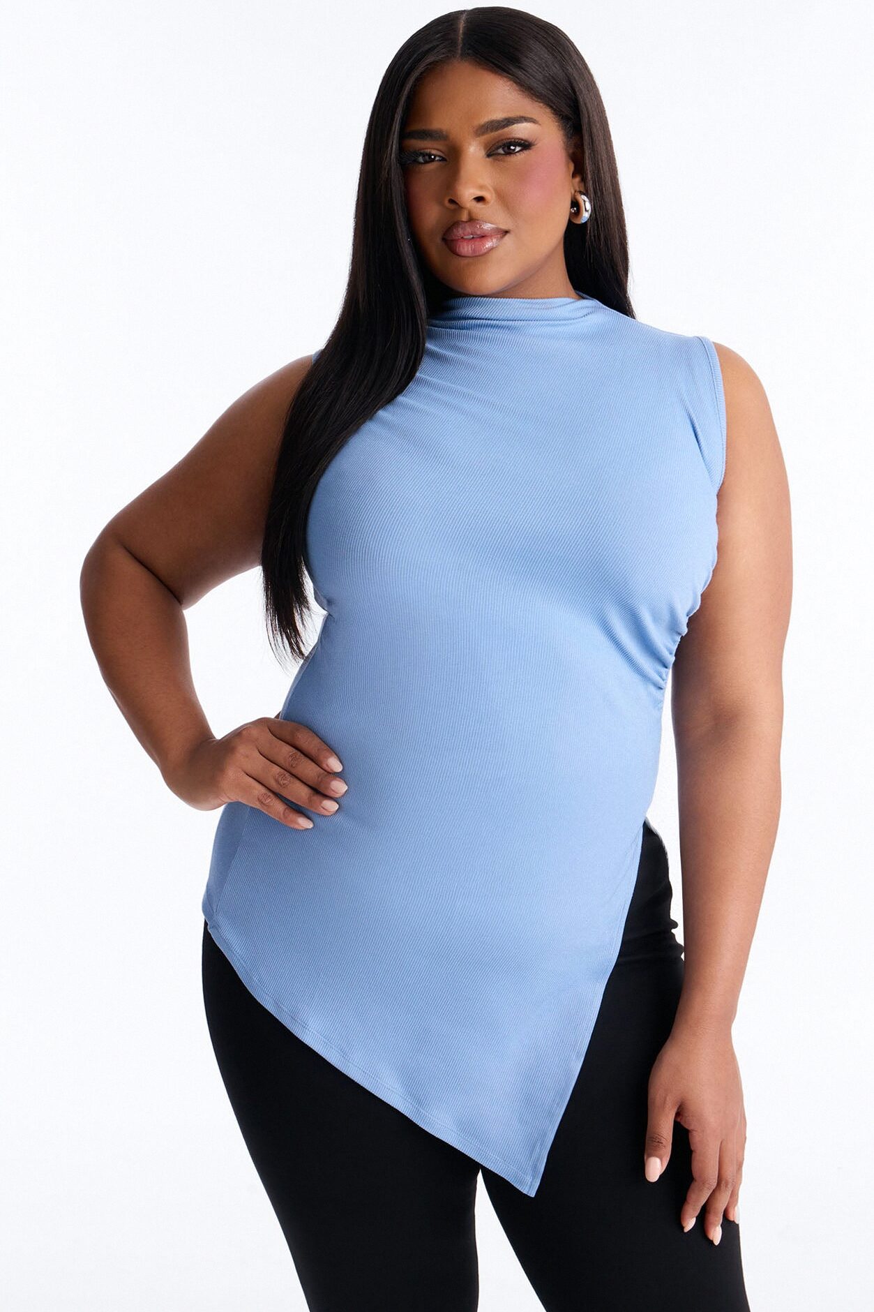 Harmony Sleeveless Top - Periwinkle