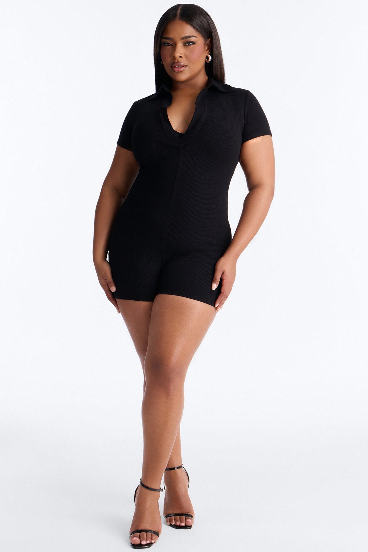 Shantel Snatched Romper - Black