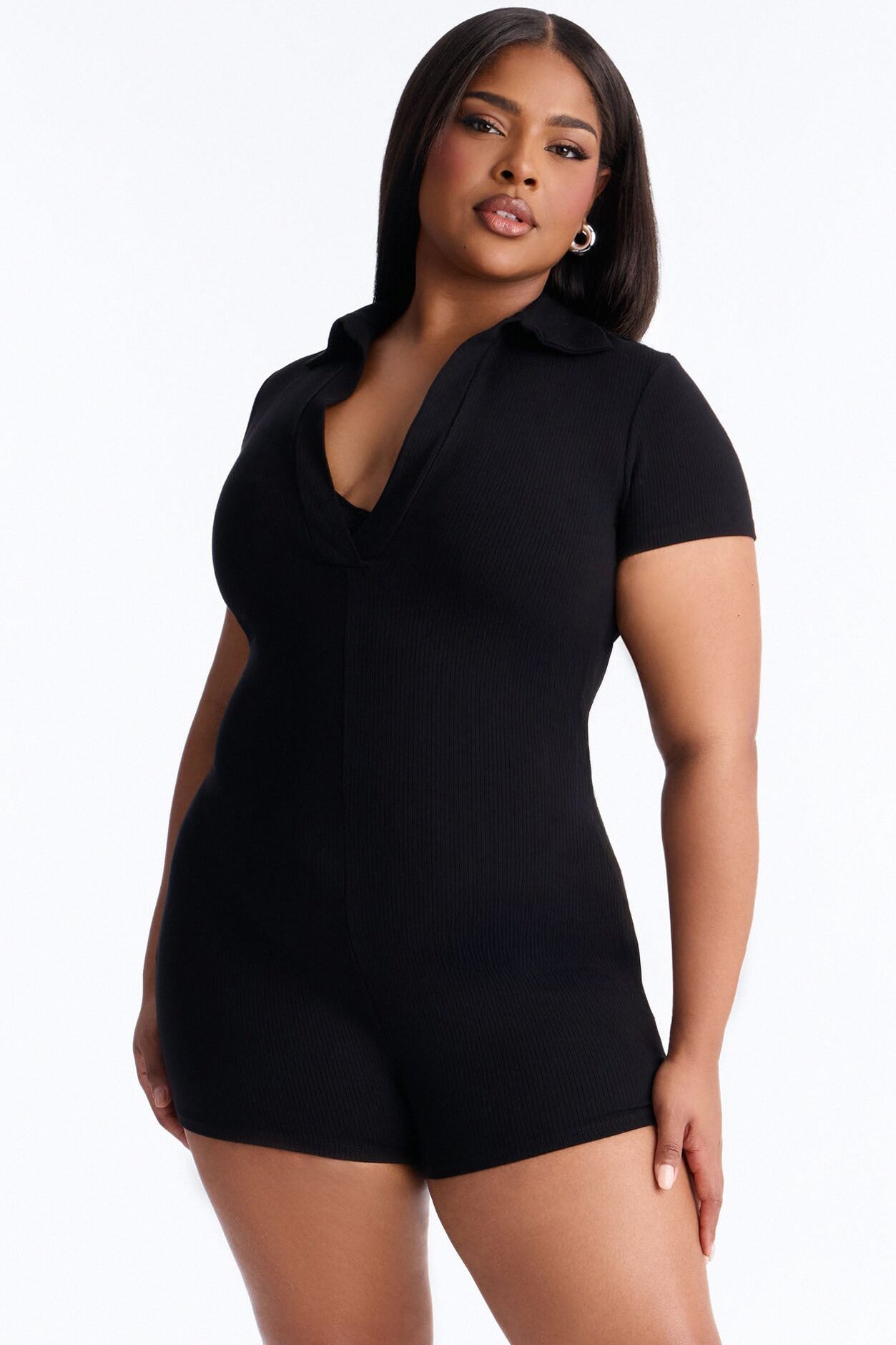 Shantel Snatched Romper - Black