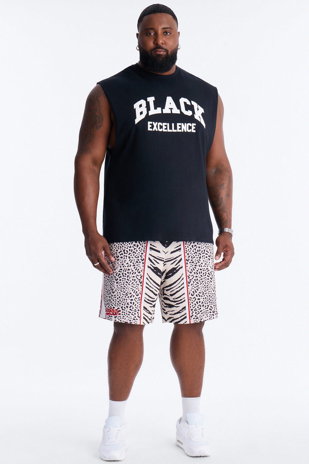 Black Excellence Muscle Tee - Black