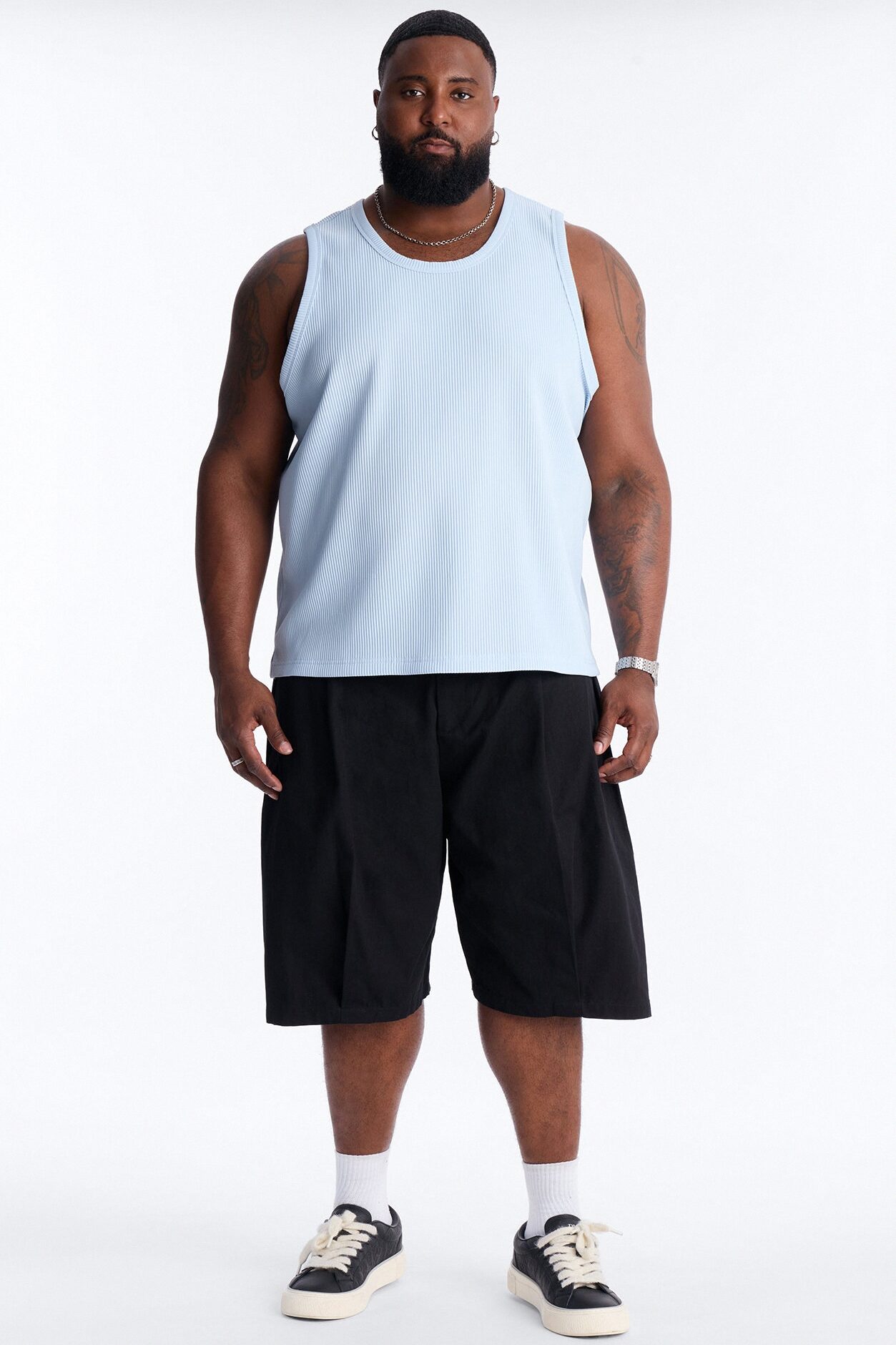 Show Up Tank Top - Light Blue