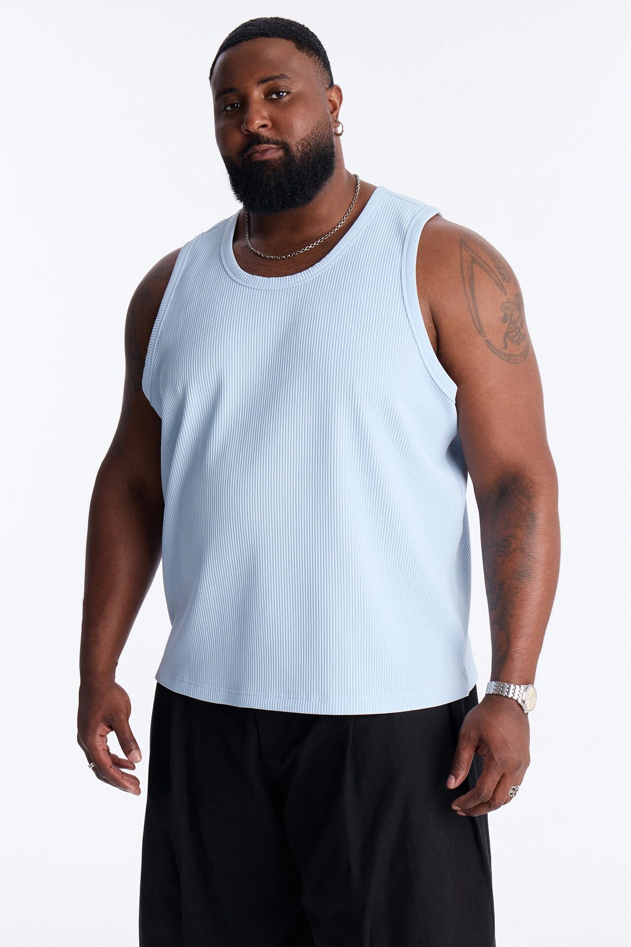 Show Up Tank Top - Light Blue