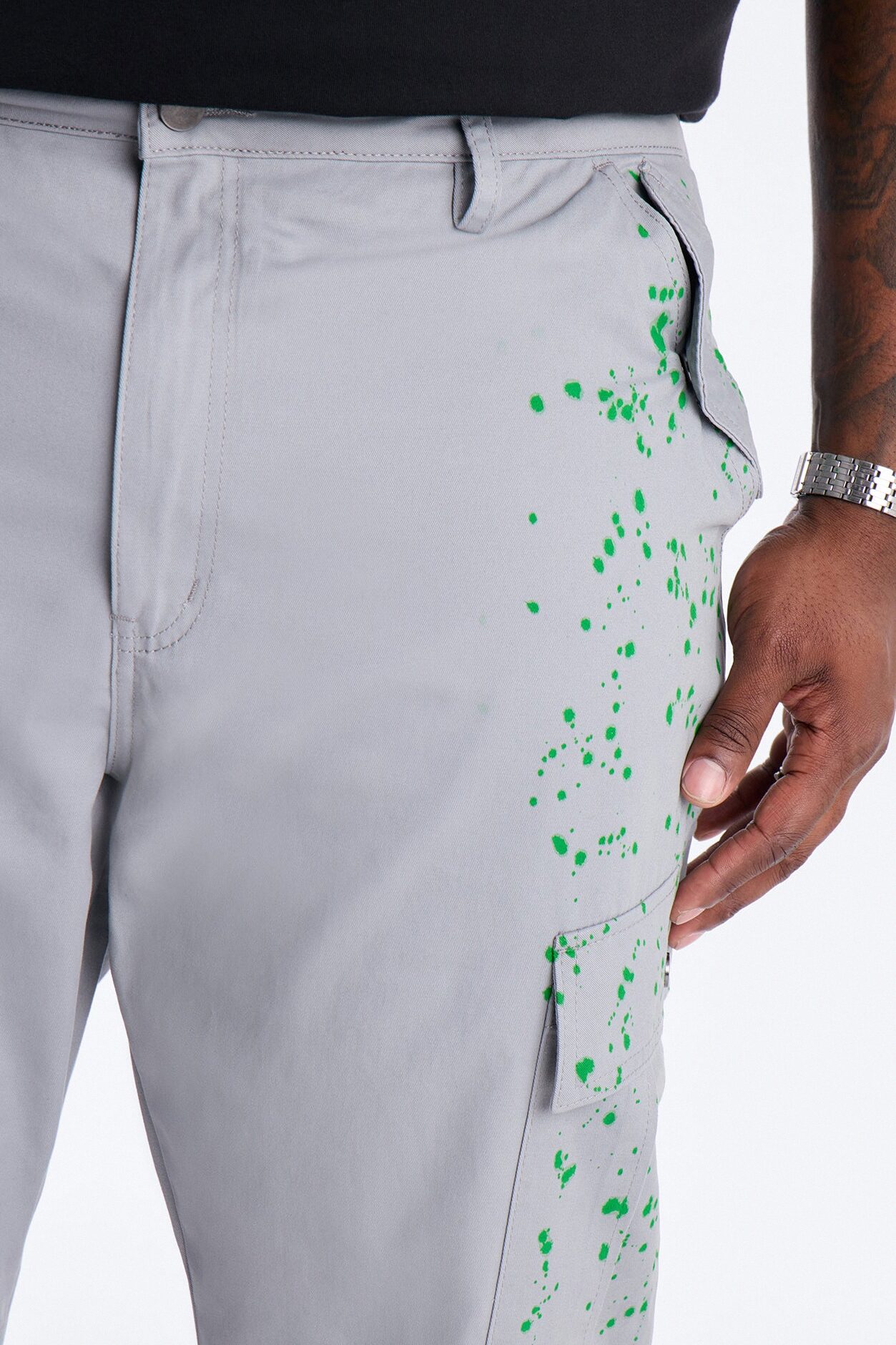 Straight New Age Canvas Pant - Grey