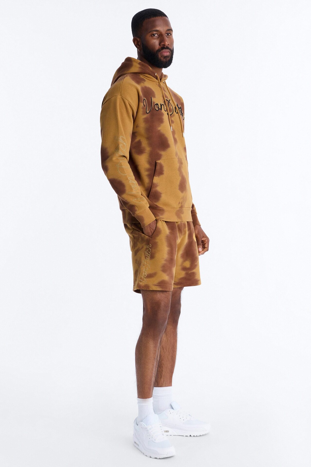Baggy Von Dutch Ranch Most Wanted Sweatshort - Brown