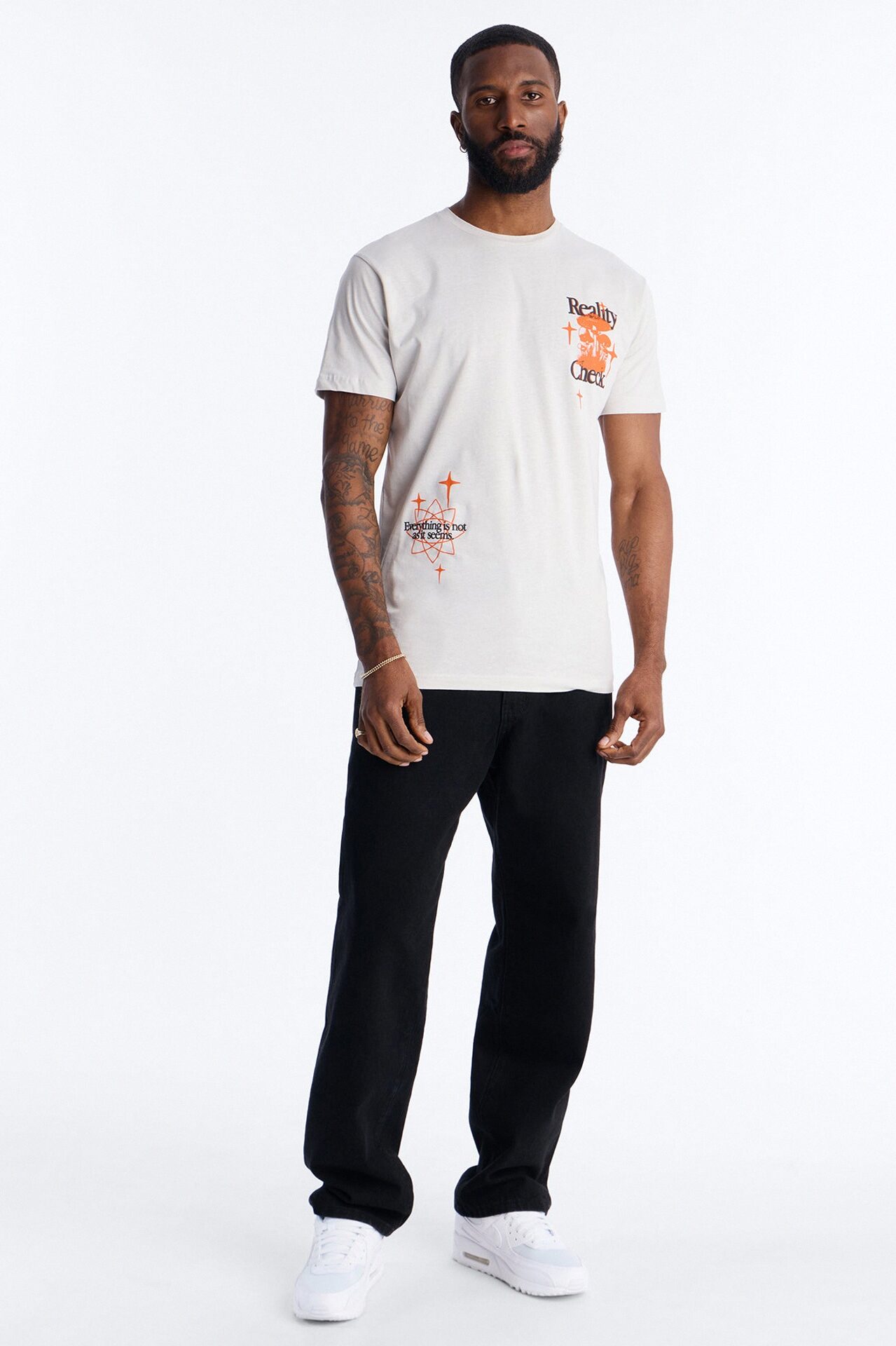 Reality Check Daily Short Sleeve Tee - Grey