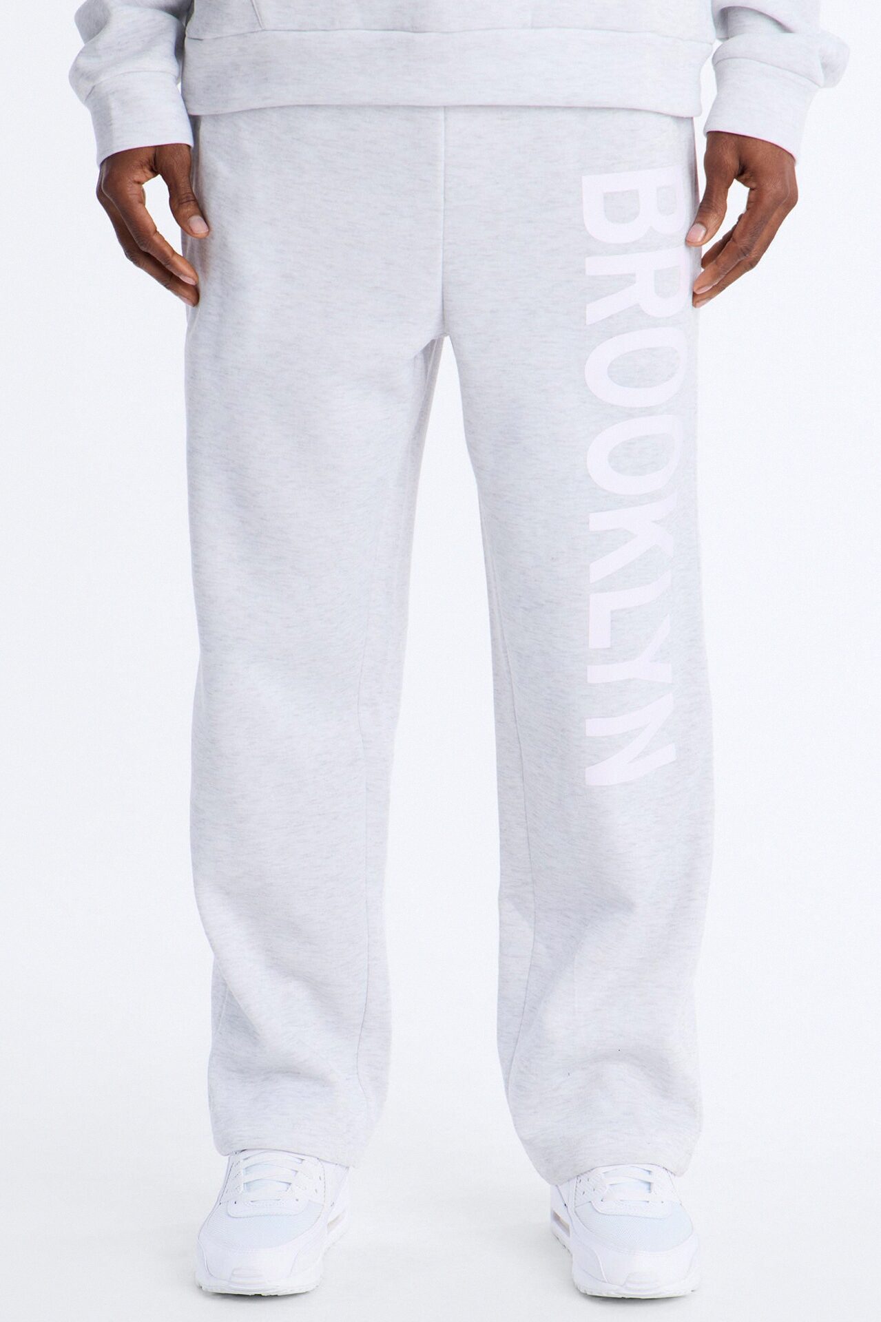 Brooklyn Till I Die Sweatpants - Heather Grey