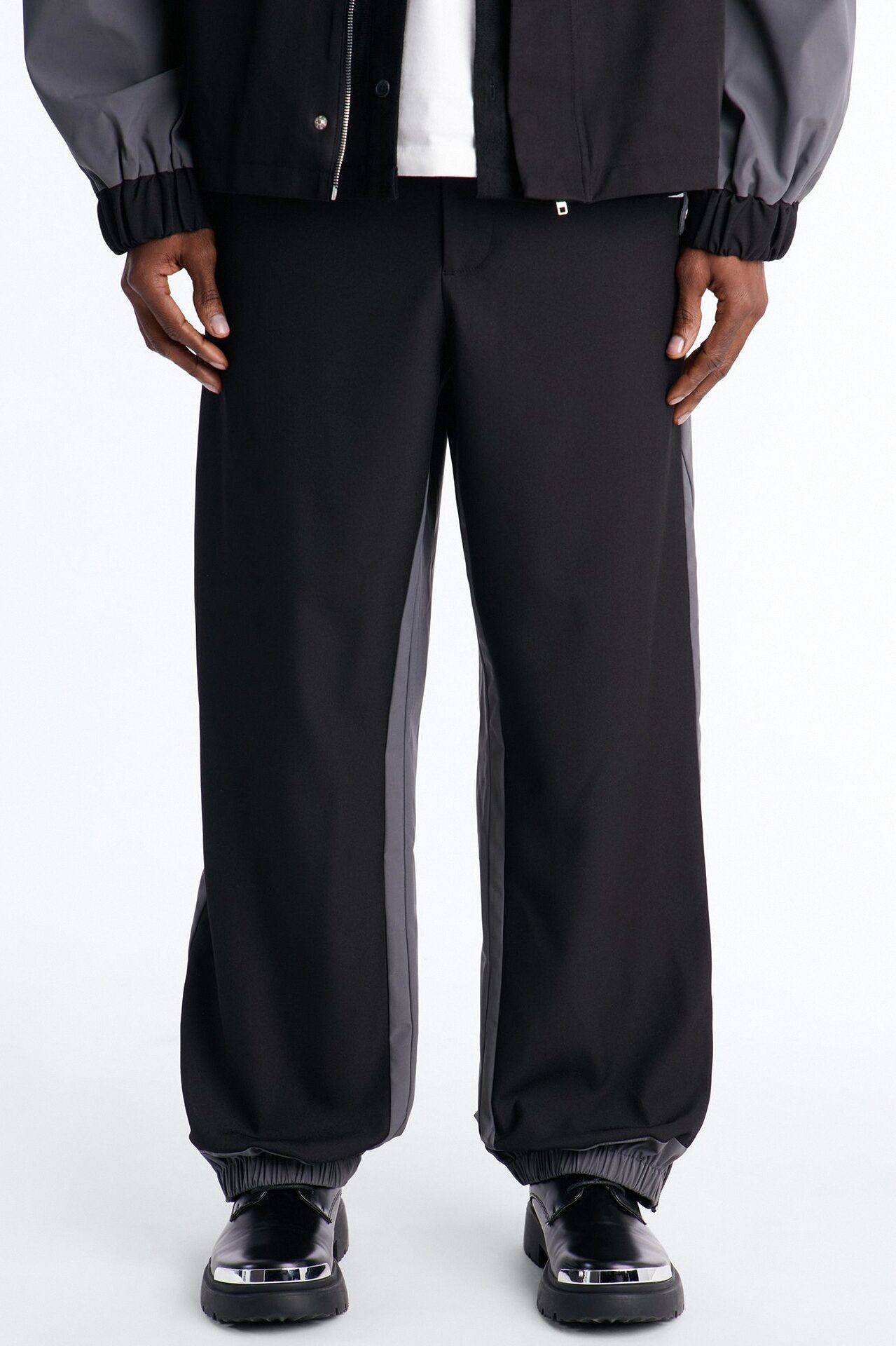 Straight Montalvo Mixed Worlds Trouser - Black