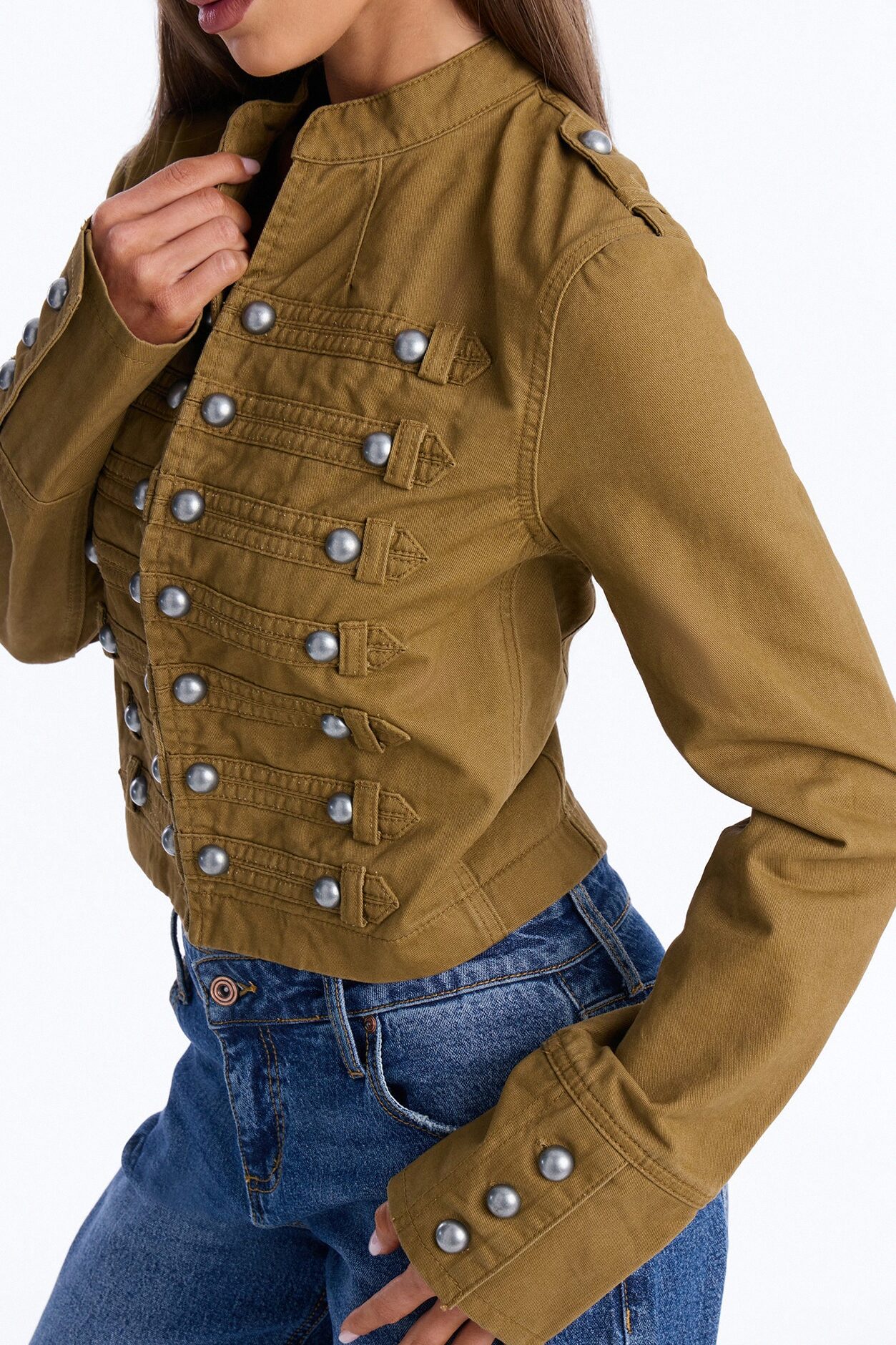 Stand For Something Twill Militant Conductor Jacket - Moss
